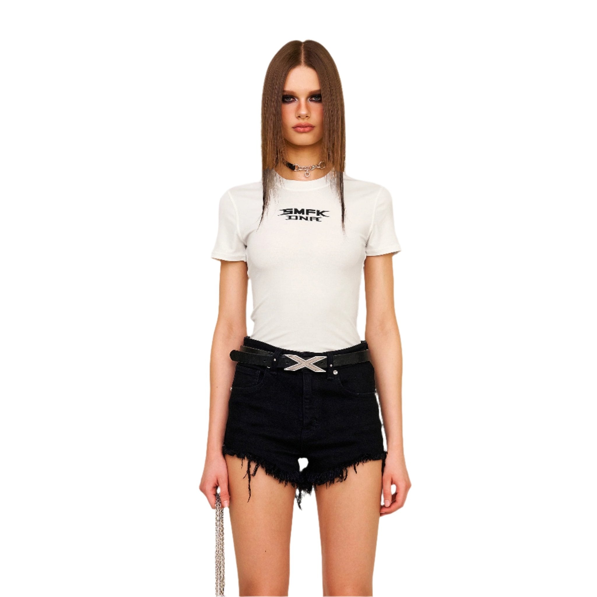 SMFK Future DNA Racing Tee In White | MADAX