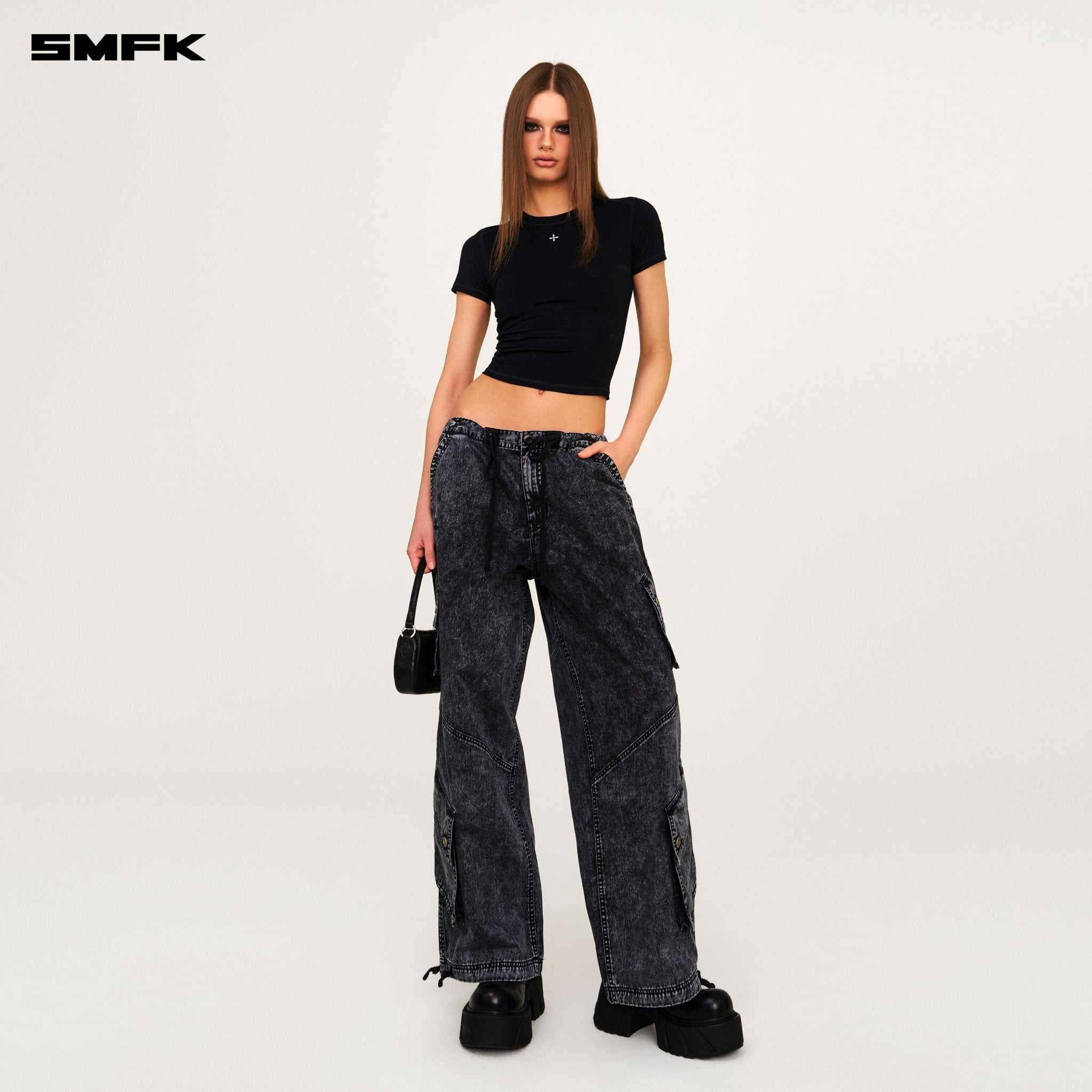 SMFK Future DNA Technology Acetic Acid Sports Tee In Black | MADAX