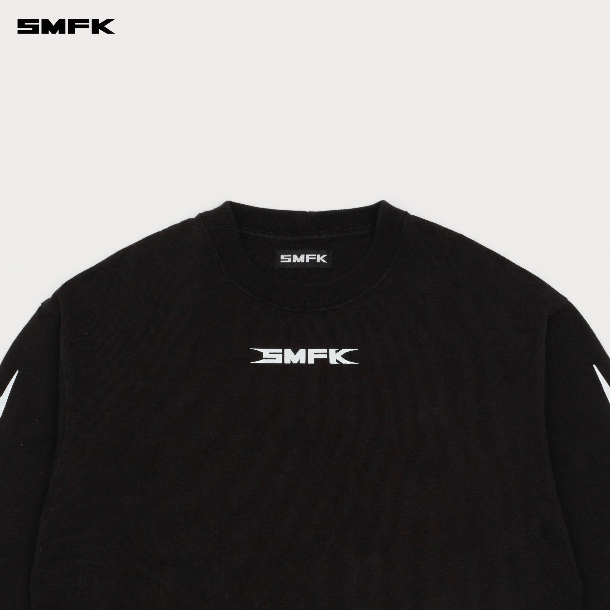 SMFK Future Gene Sleeved Sweatshirt In Black | MADAX