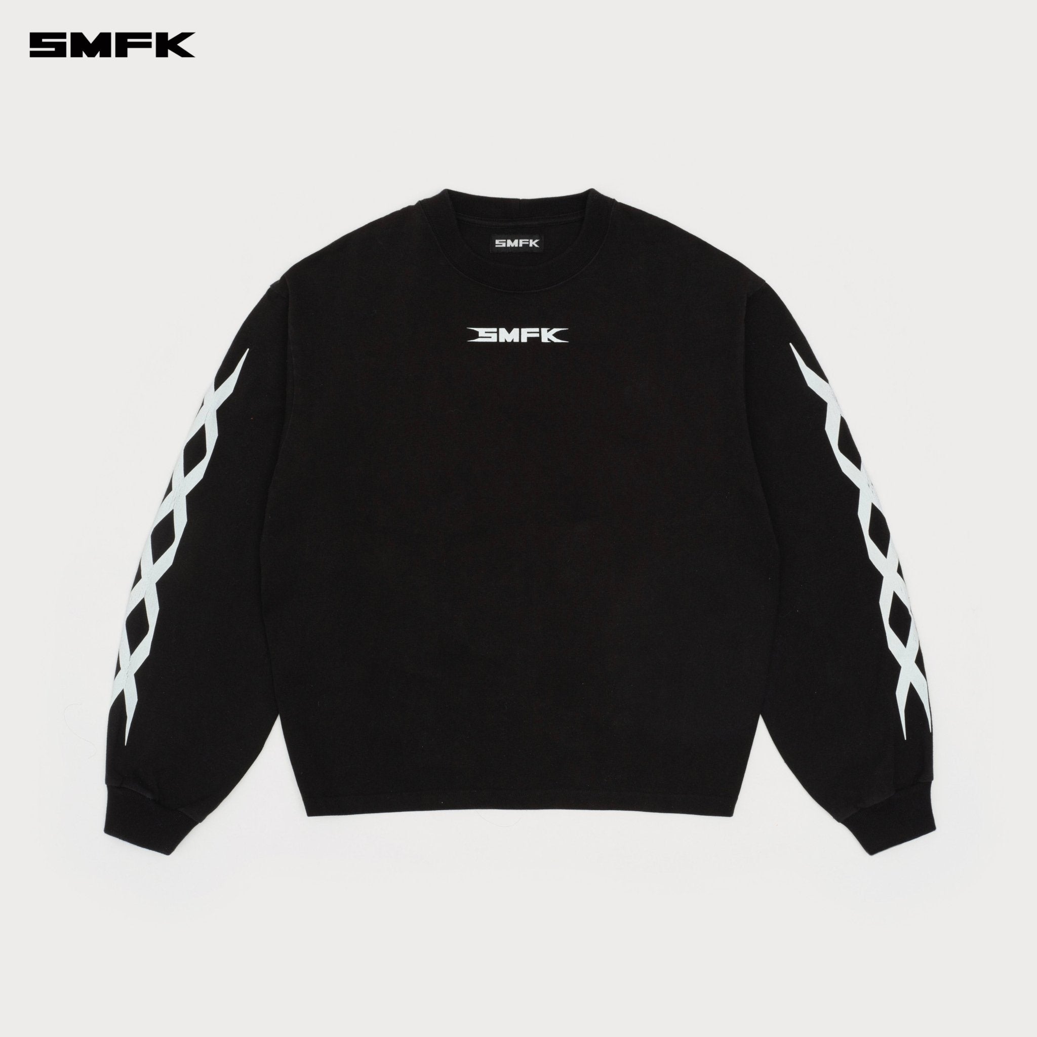 SMFK Future Gene Sleeved Sweatshirt In Black | MADAX