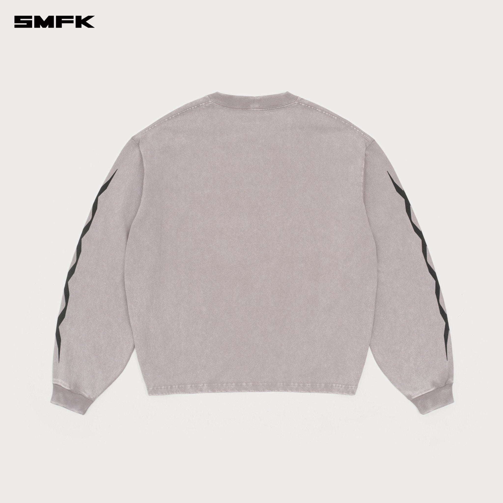 SMFK Future Gene Sleeved Sweatshirt In Gray | MADAX