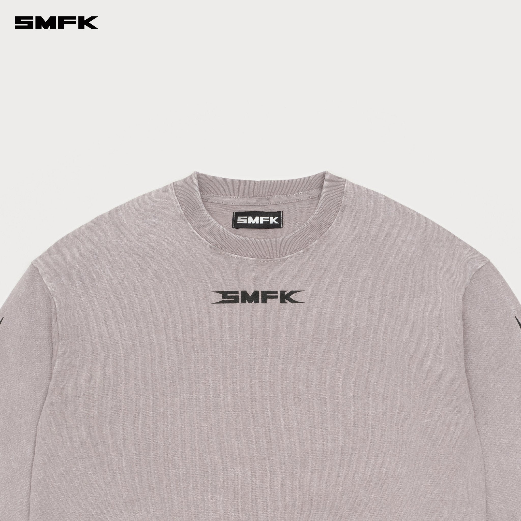 SMFK Future Gene Sleeved Sweatshirt In Gray | MADAX