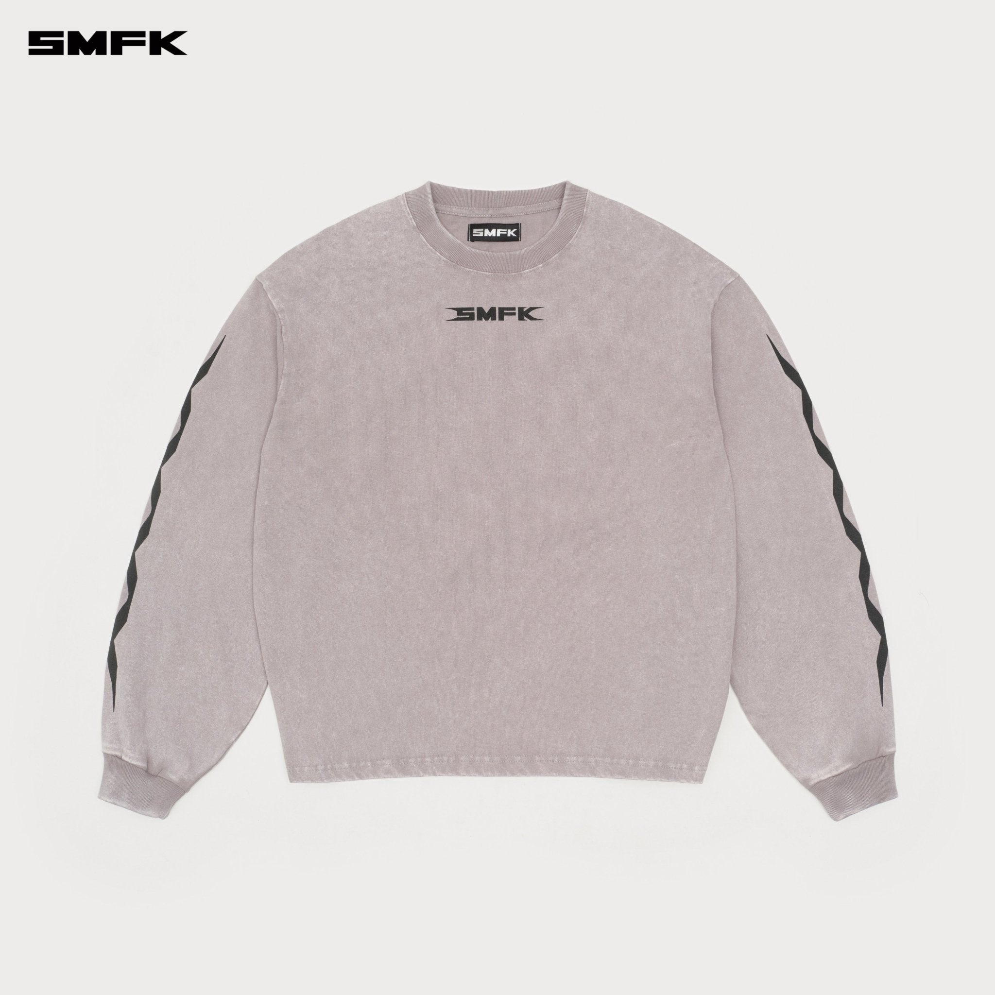 SMFK Future Gene Sleeved Sweatshirt In Gray | MADAX