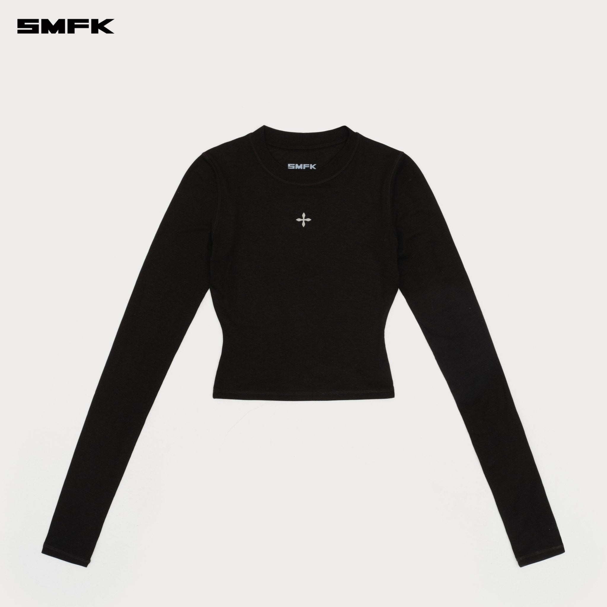 SMFK Future Gene Technology Acetate Sports Top In Black | MADAX