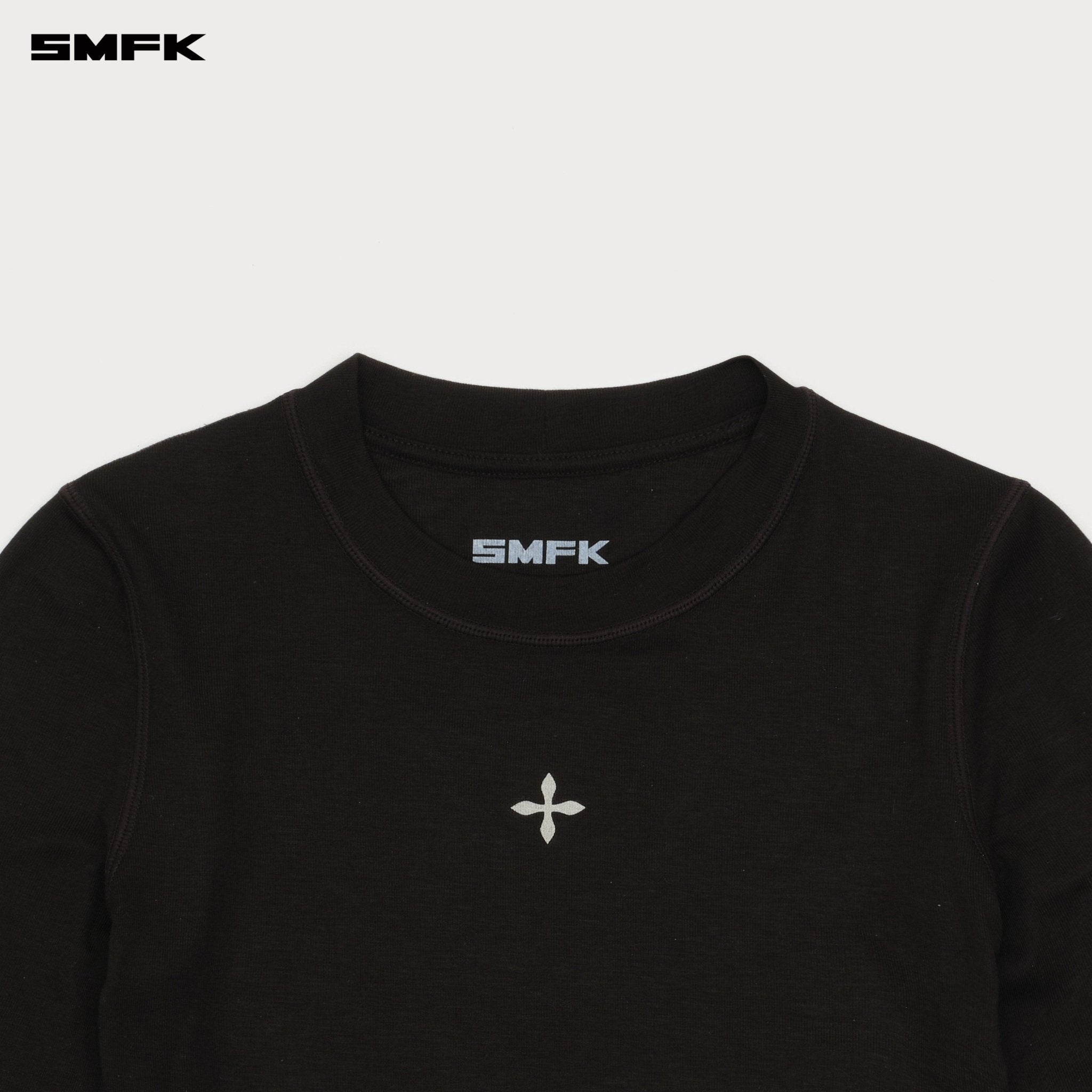 SMFK Future Gene Technology Acetate Sports Top In Black | MADAX