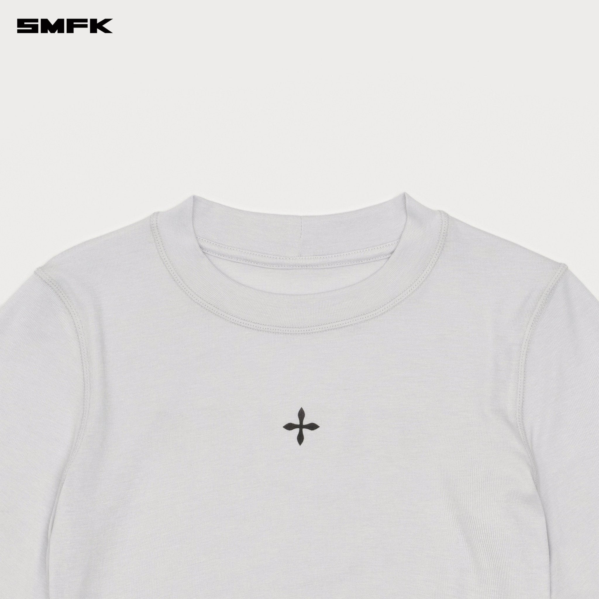 SMFK Future Gene Technology Acetate Sports Top In Gray | MADAX