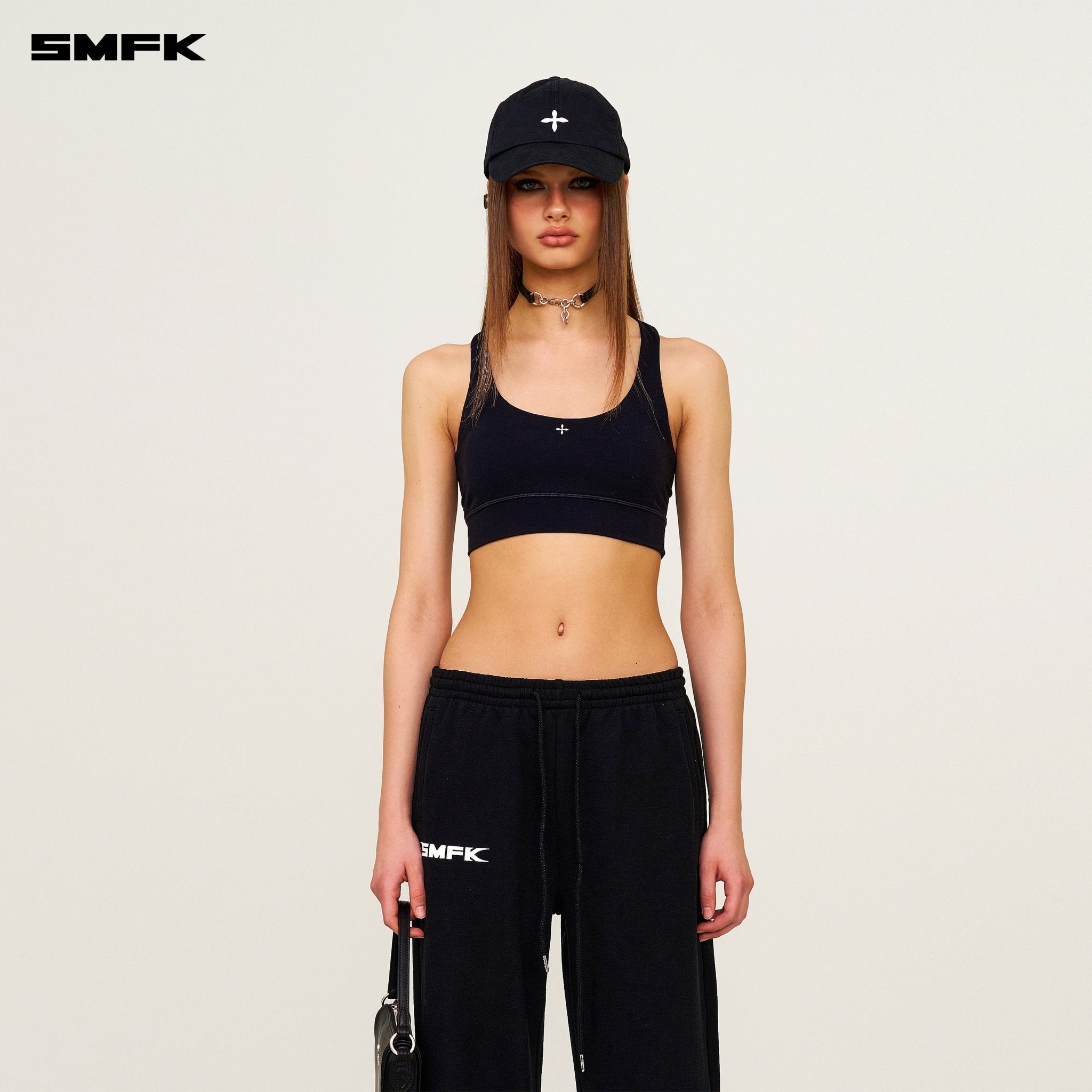 SMFK Future Gene Wide - Leg Sweatpants In Black | MADAX