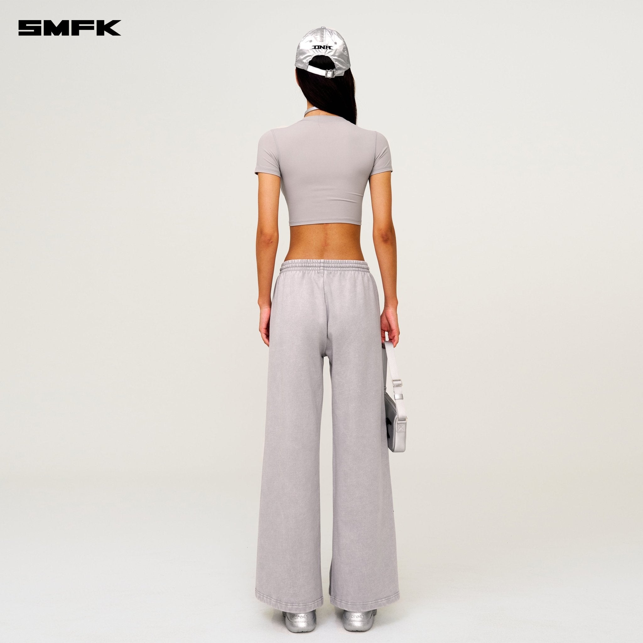 SMFK Future Gene Wide - Leg Sweatpants In Gray | MADAX