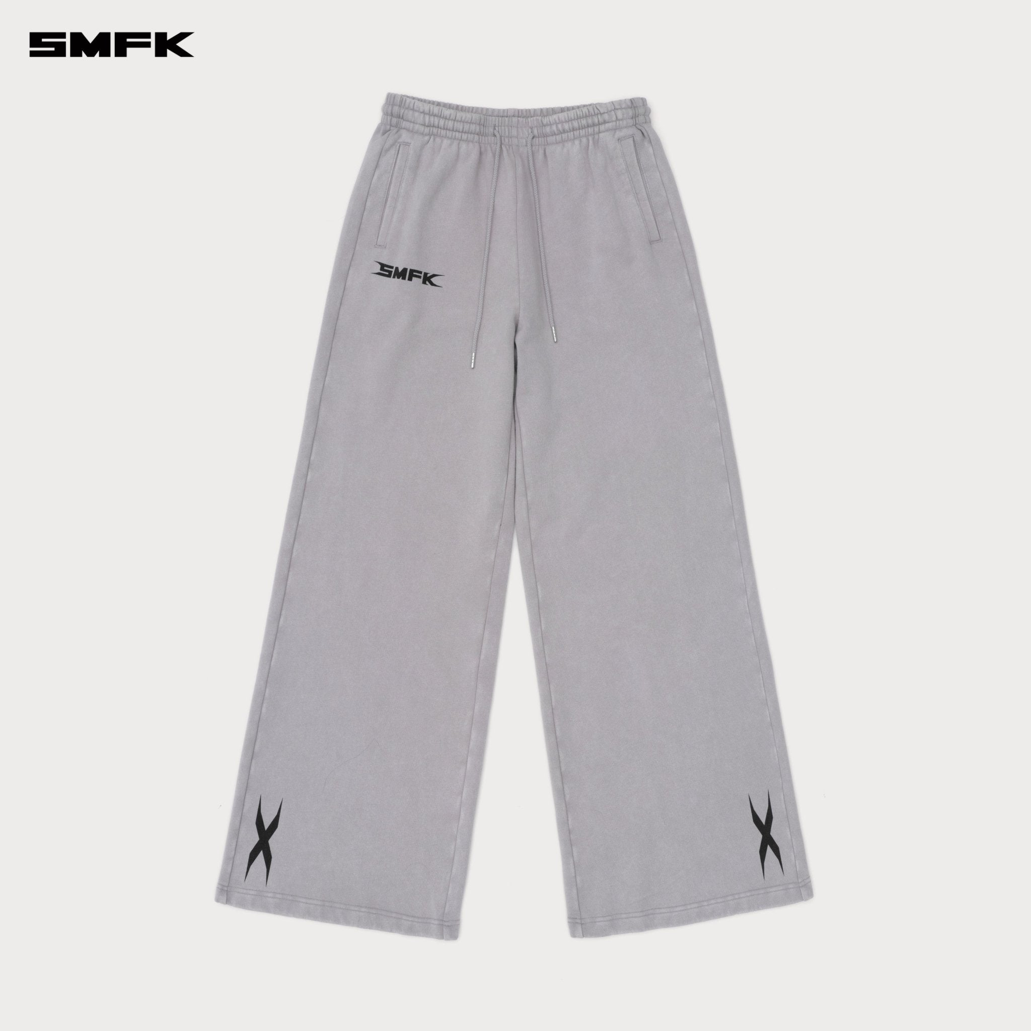 SMFK Future Gene Wide - Leg Sweatpants In Gray | MADAX