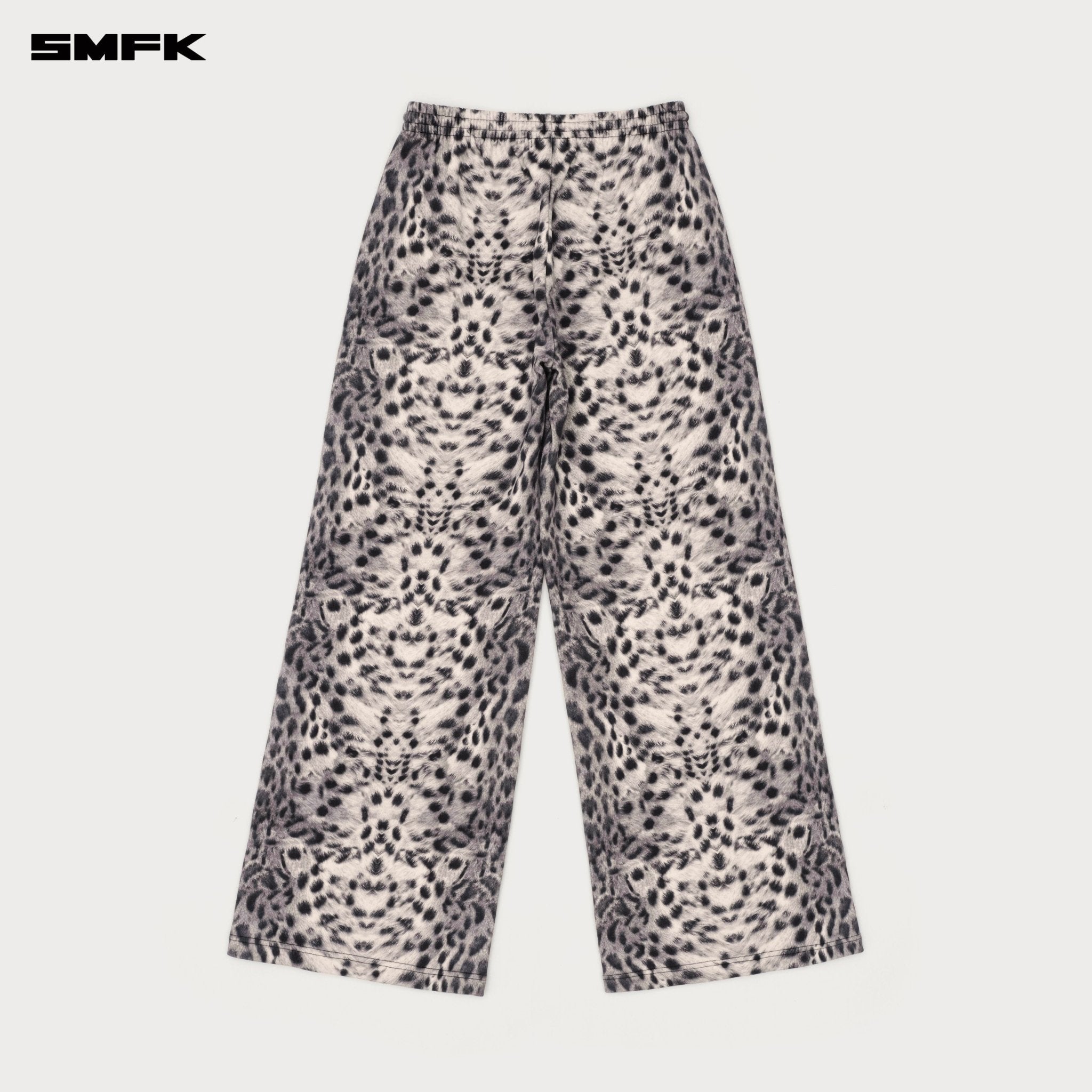 SMFK Future Gene Wide - Leg Sweatpants In White Leopard | MADAX