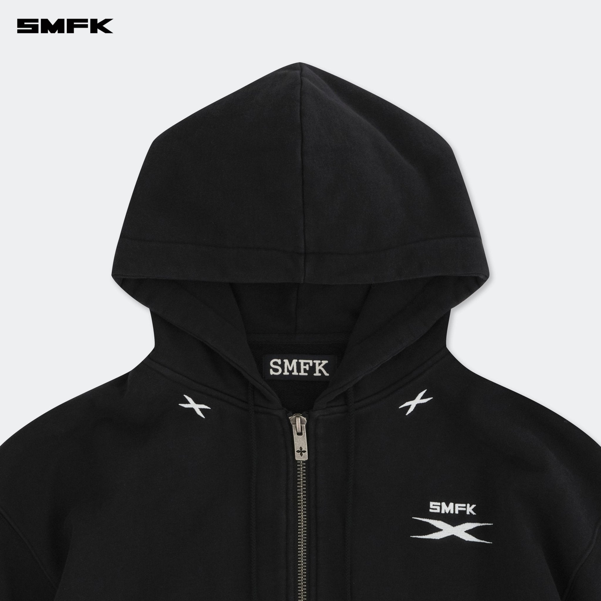 SMFK Future Genes Loose Hoodie Jacket Black | MADAX