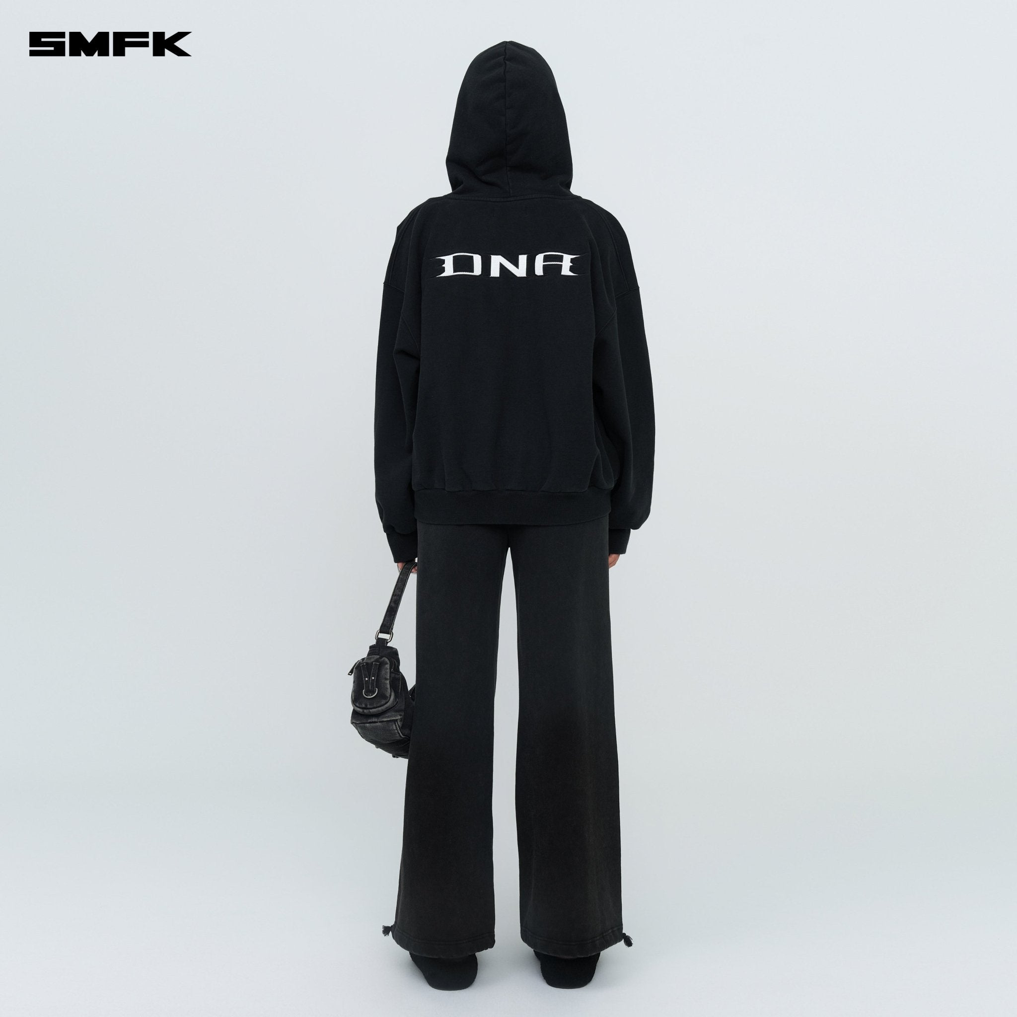 SMFK Future Genes Loose Hoodie Jacket Black | MADAX