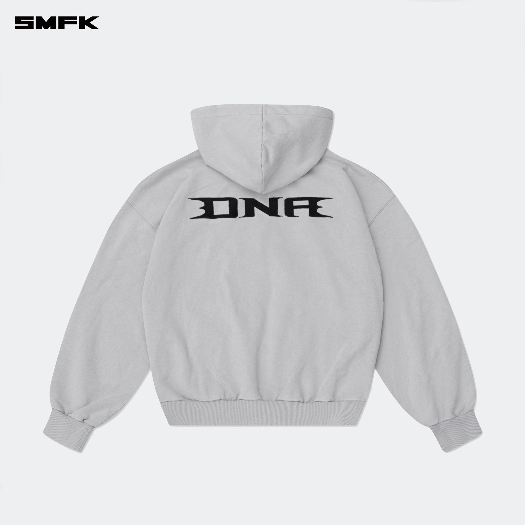 Future Genes Loose Hoodie Jacket Gray | MADAX
