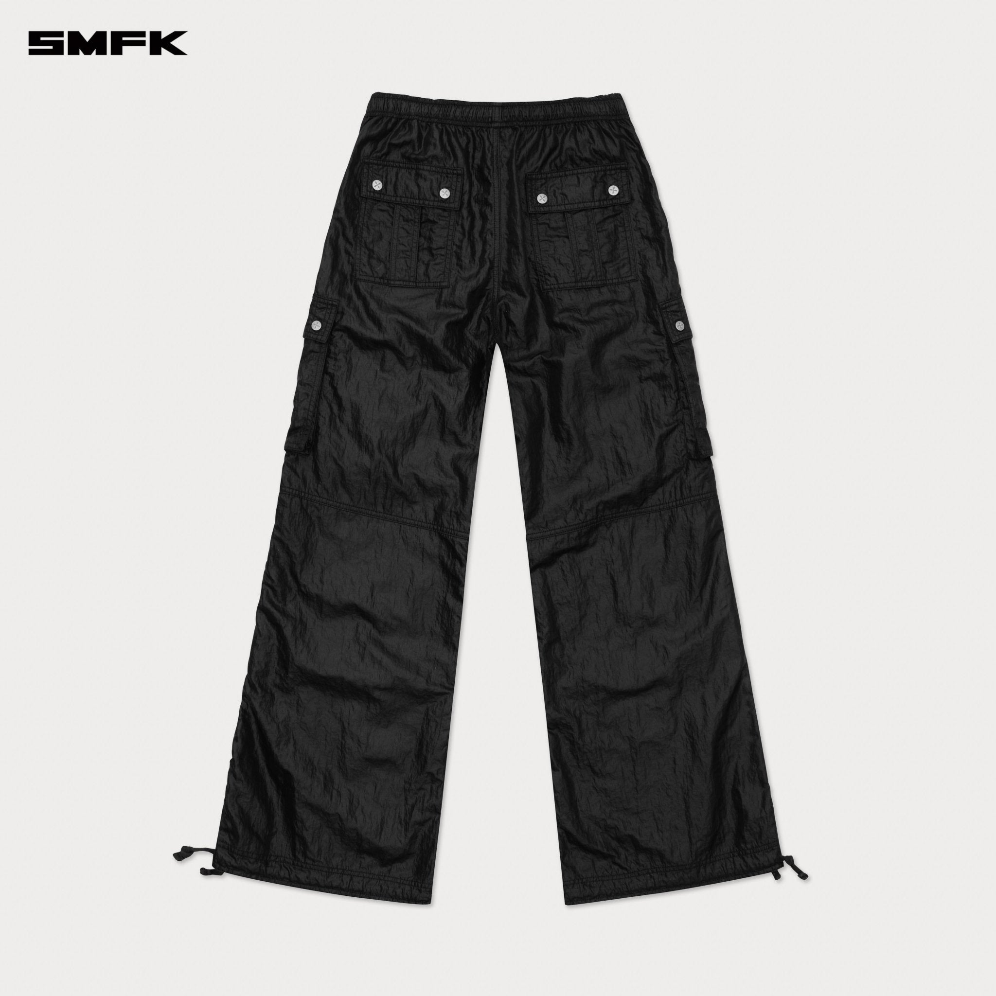 SMFK Future Lightning Wide - Leg Track Pants In Black | MADAX