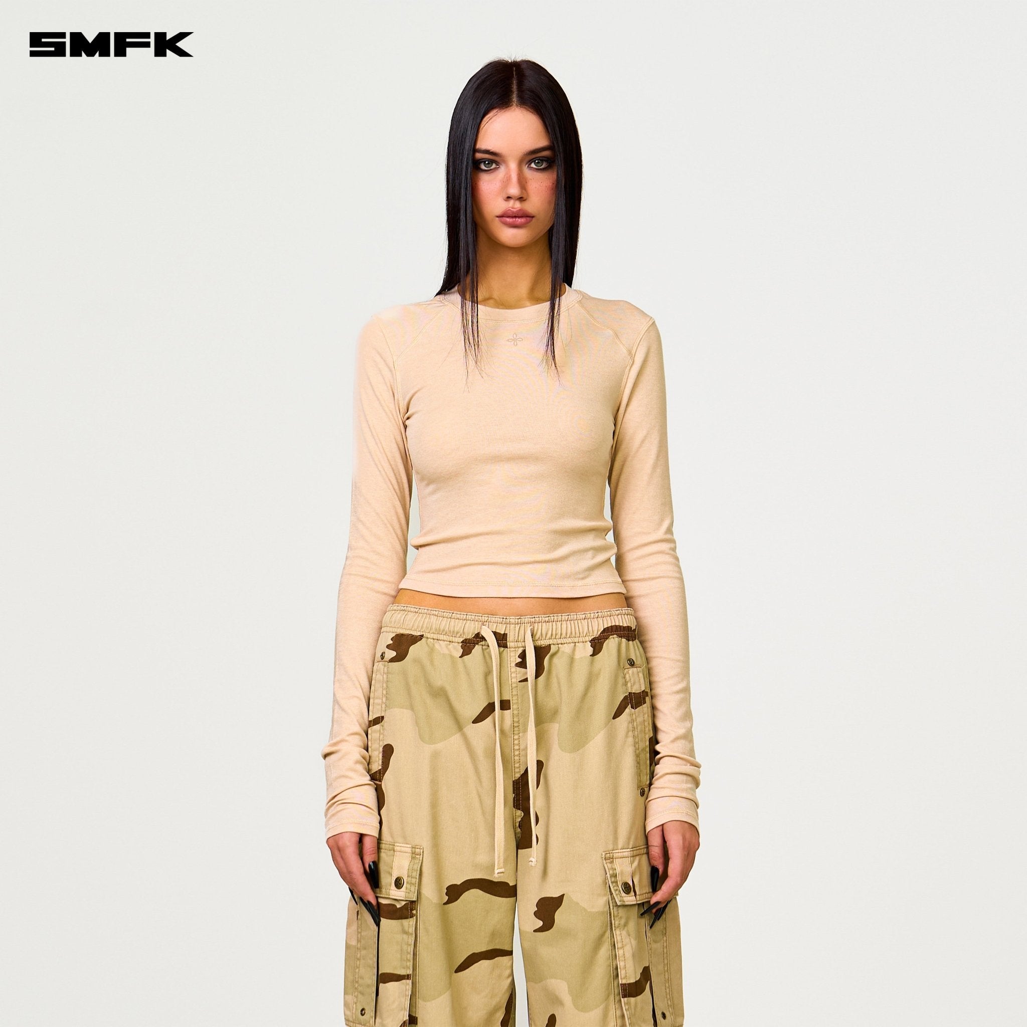 SMFK Future Lightning Wide - Leg Track Pants In Camouflage | MADAX