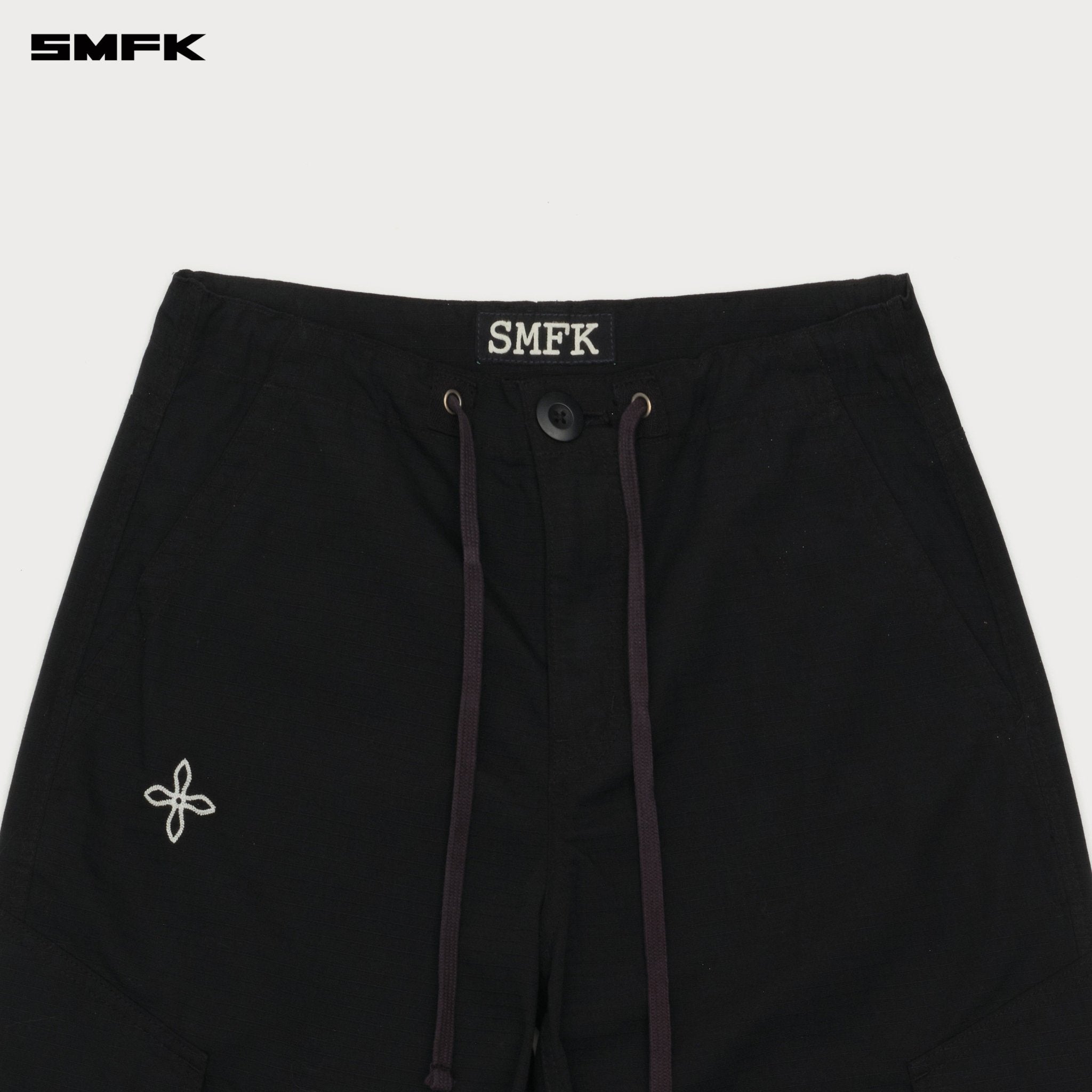 SMFK Future Mirage Classic Parachute Pants In Black | MADAX