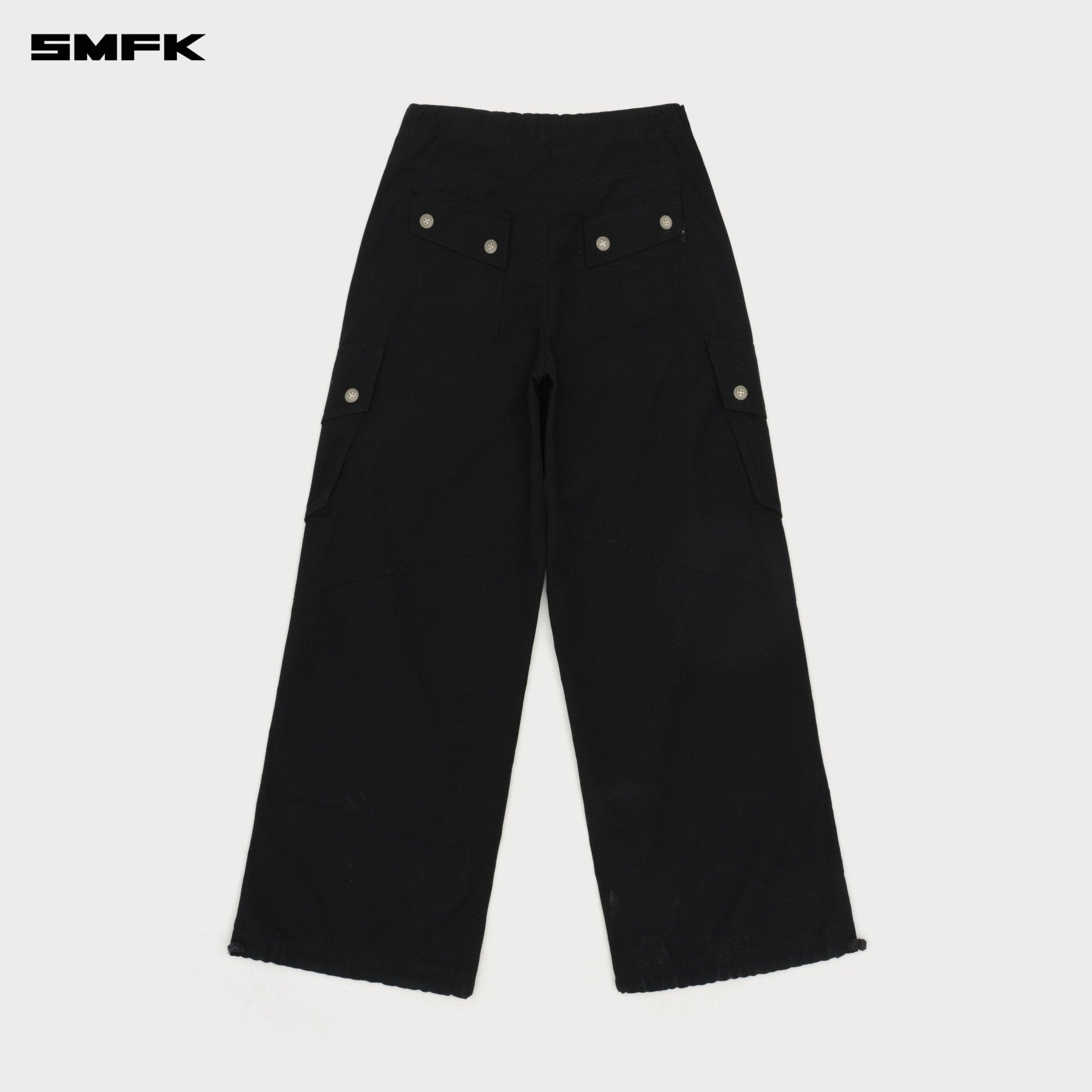 SMFK Future Mirage Classic Parachute Pants In Black | MADAX