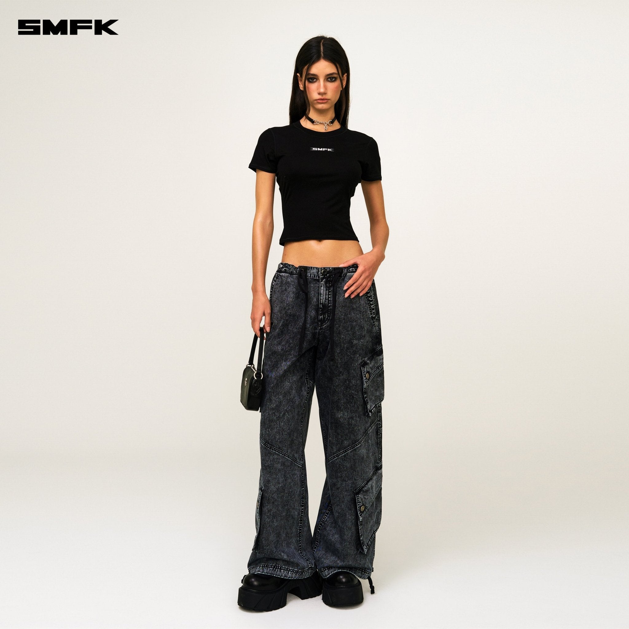 SMFK Future Mirage Classic Paratrooper Pants In Gray | MADAX