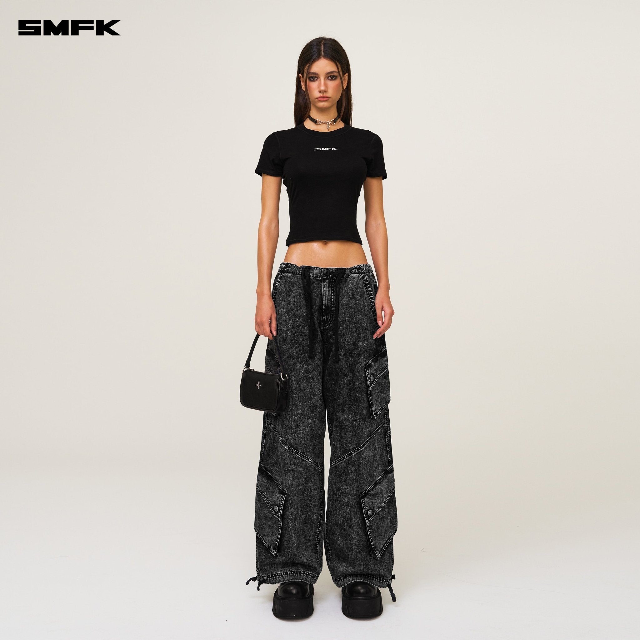 SMFK Future Mirage Classic Paratrooper Pants In Gray | MADAX