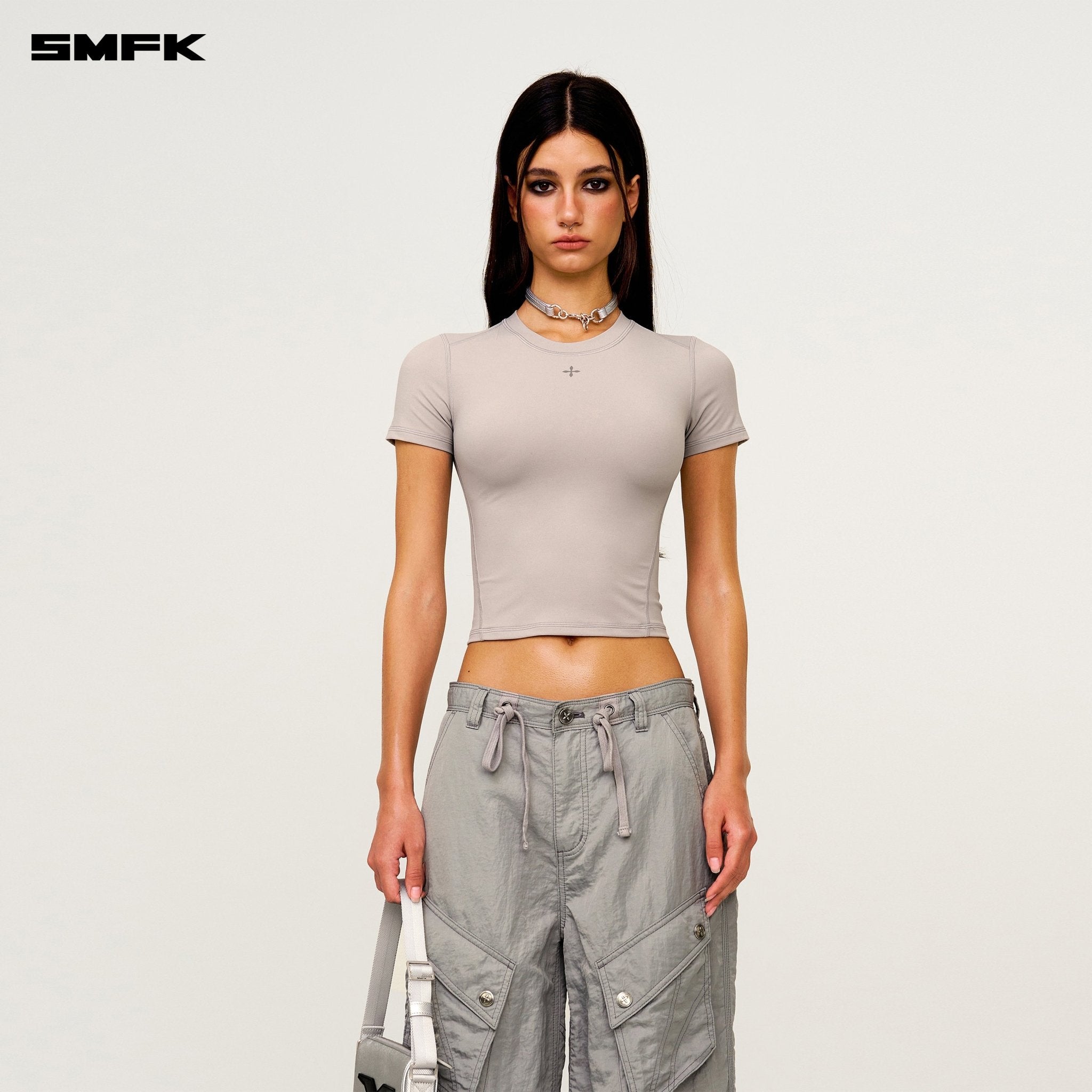 SMFK Future Mirage Interstellar Phantom Hiking Pants In Gray | MADAX