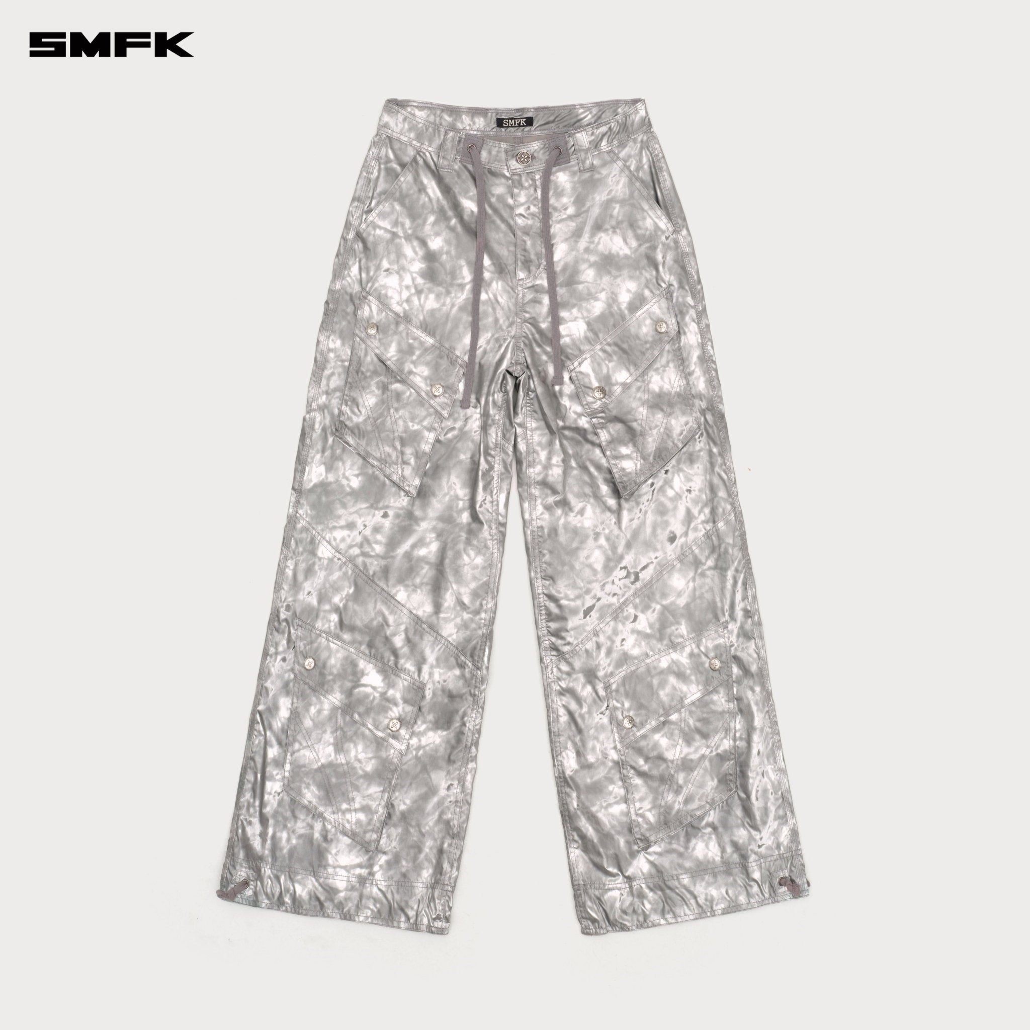 SMFK Future Mirage Interstellar Phantom Hiking Pants In Silver | MADAX