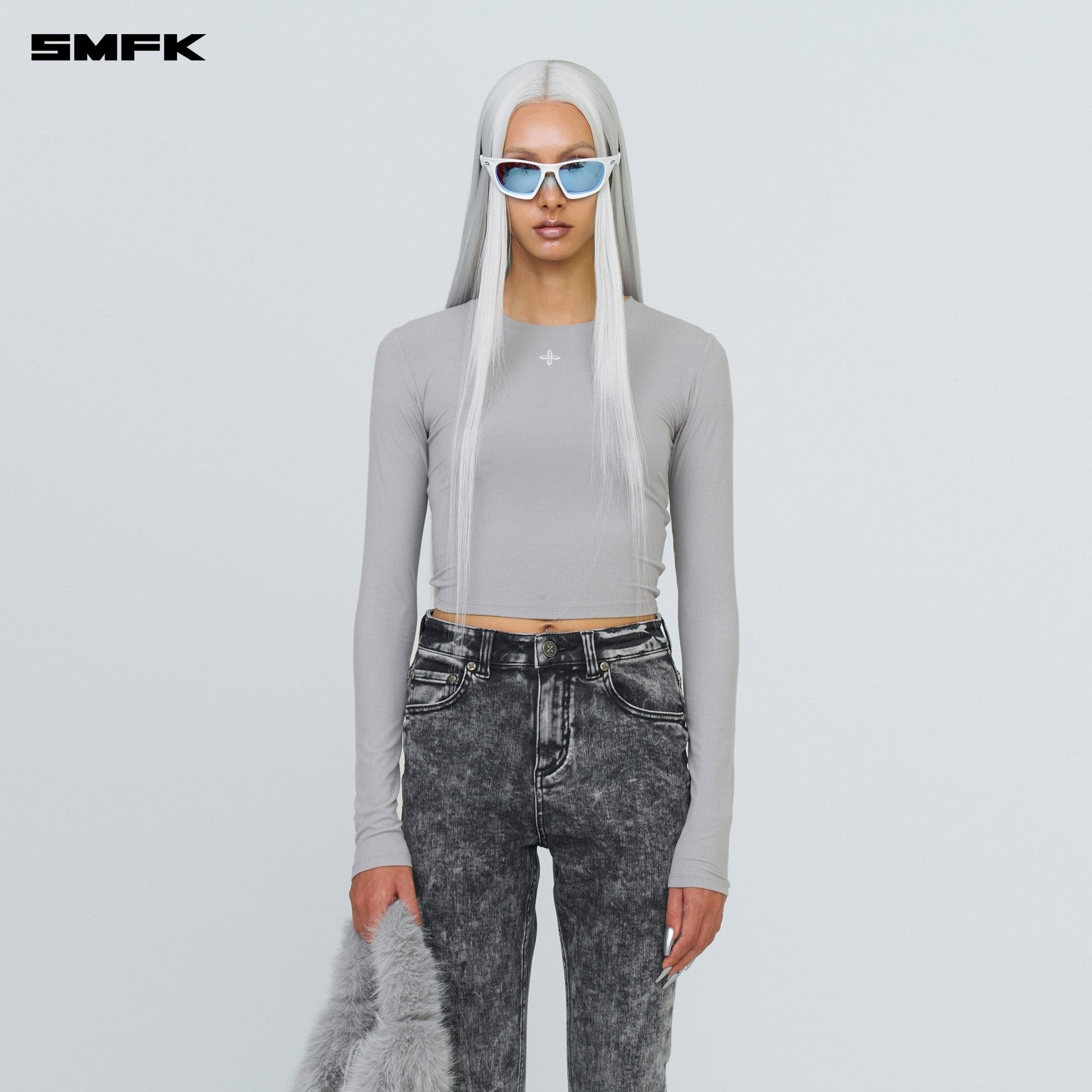 SMFK FUTURE Mirage Snowflake Flared Jeans | MADAX