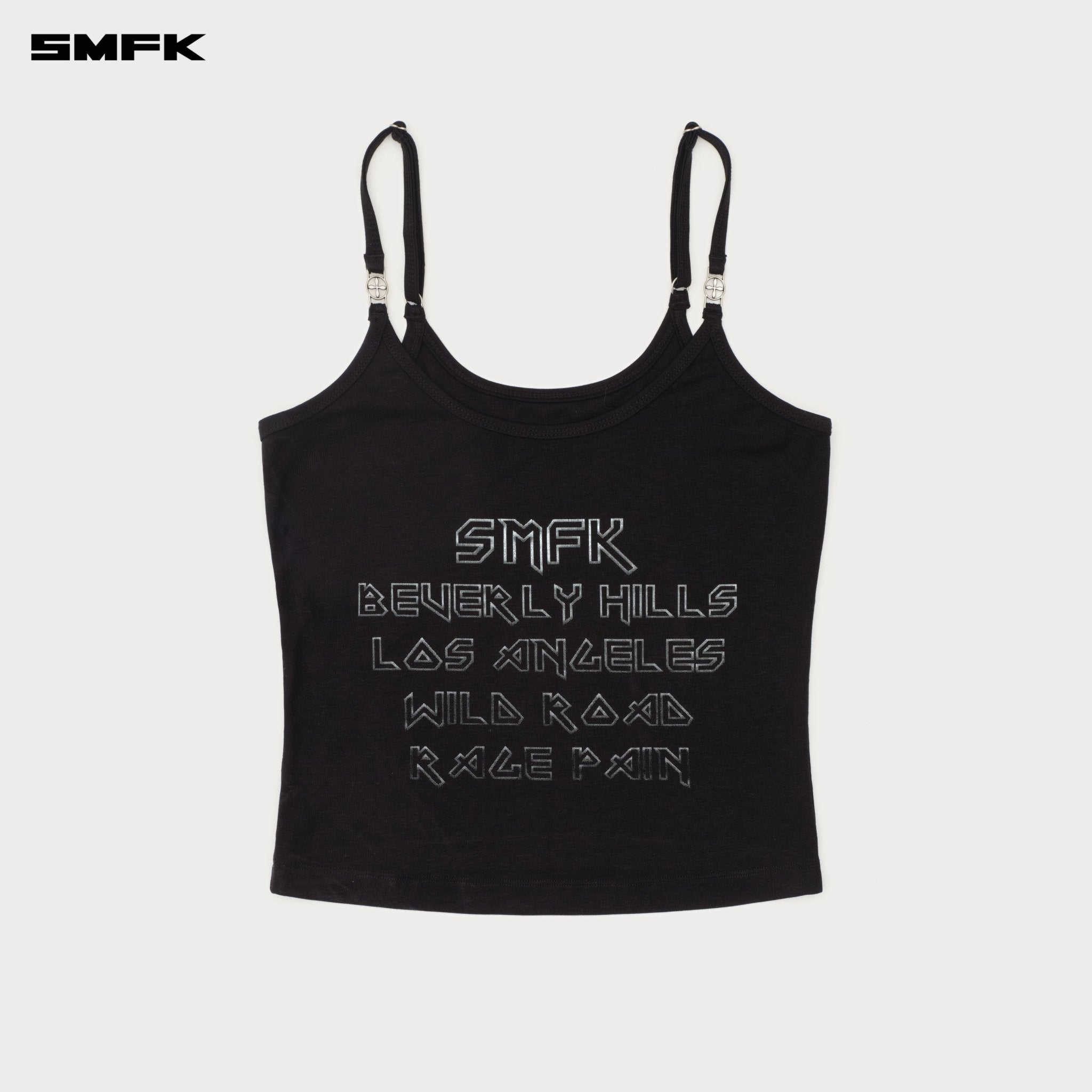 SMFK Future Mirage Sports Strap Top (Beverly Hills Edition) In Black | MADAX