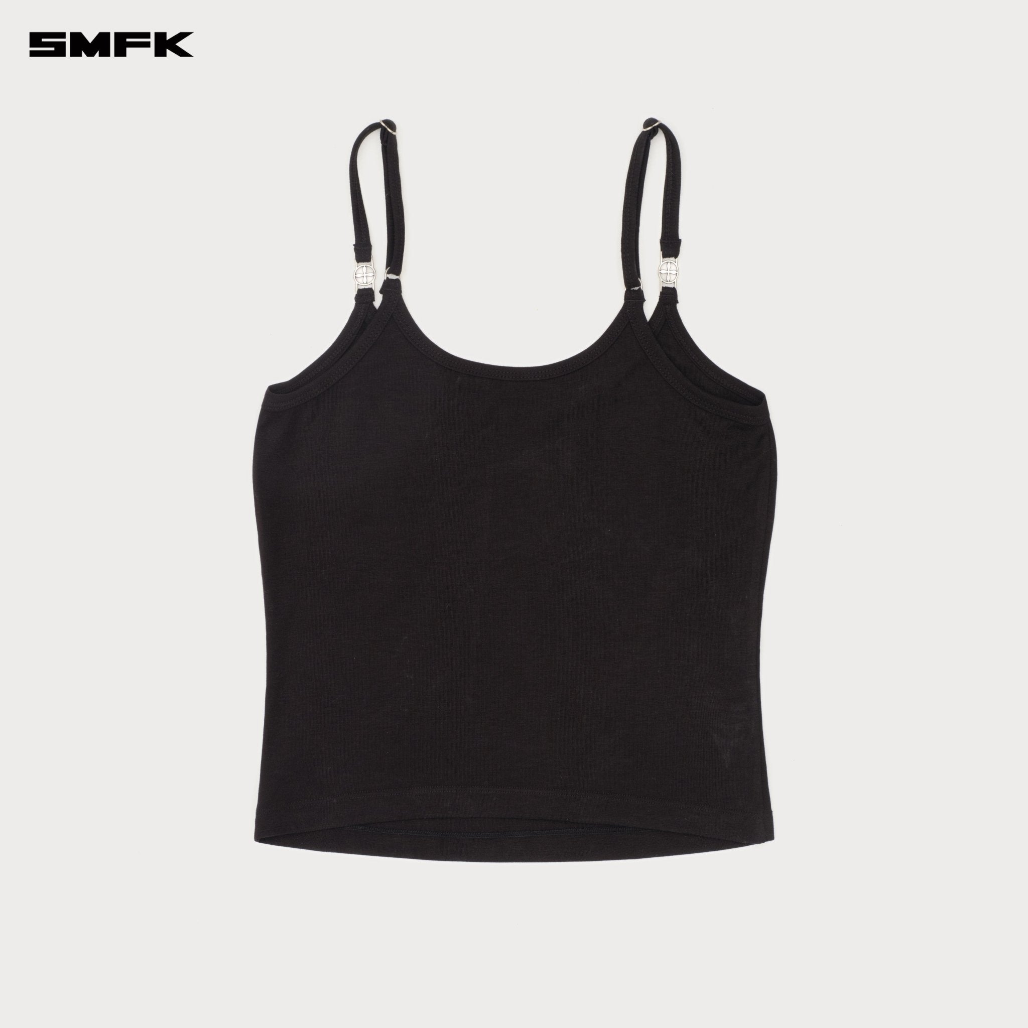 SMFK Future Mirage Sports Strap Top (Beverly Hills Edition) In Black | MADAX