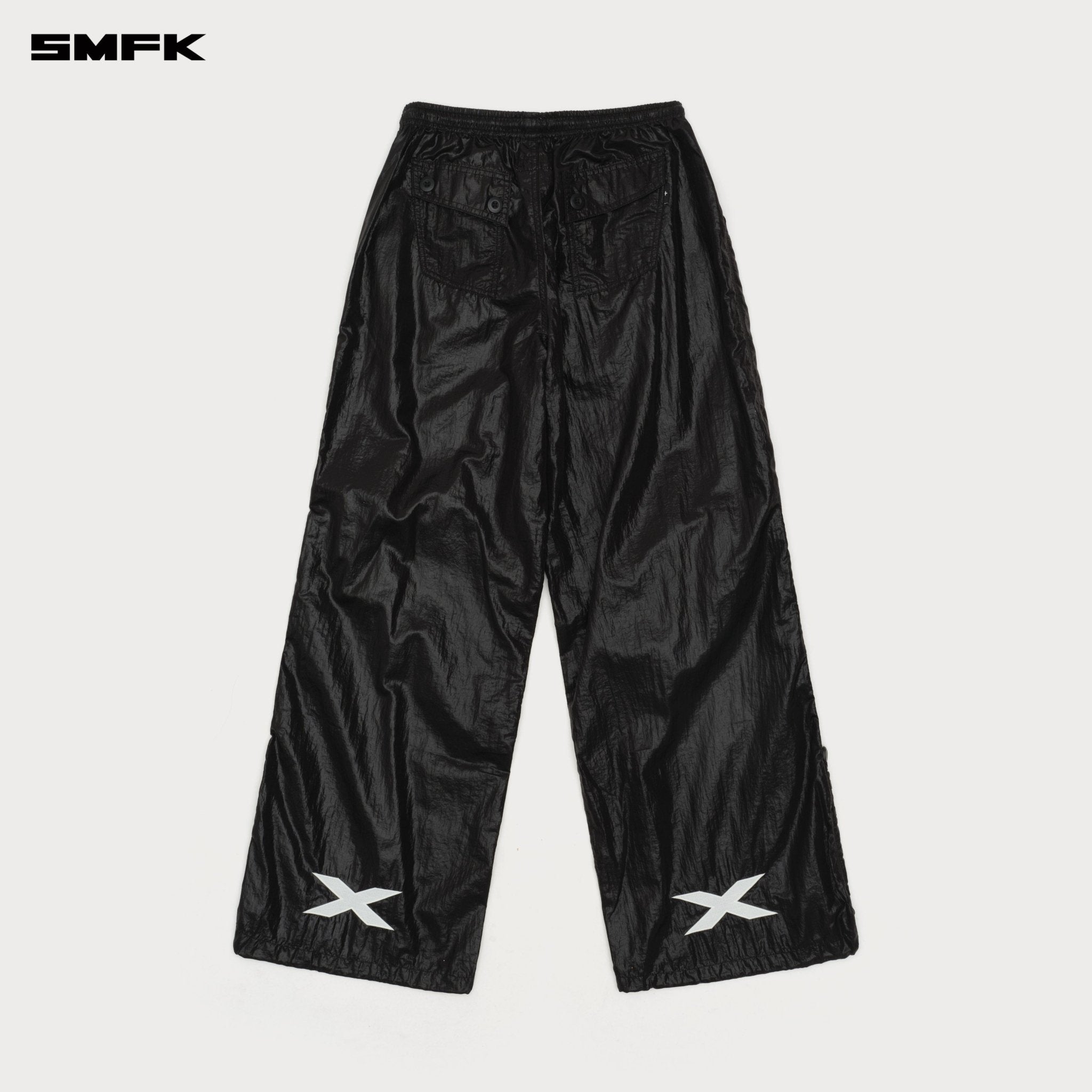 SMFK Future Mirage Star Phantom Wide - Leg Sweatpants In Black | MADAX