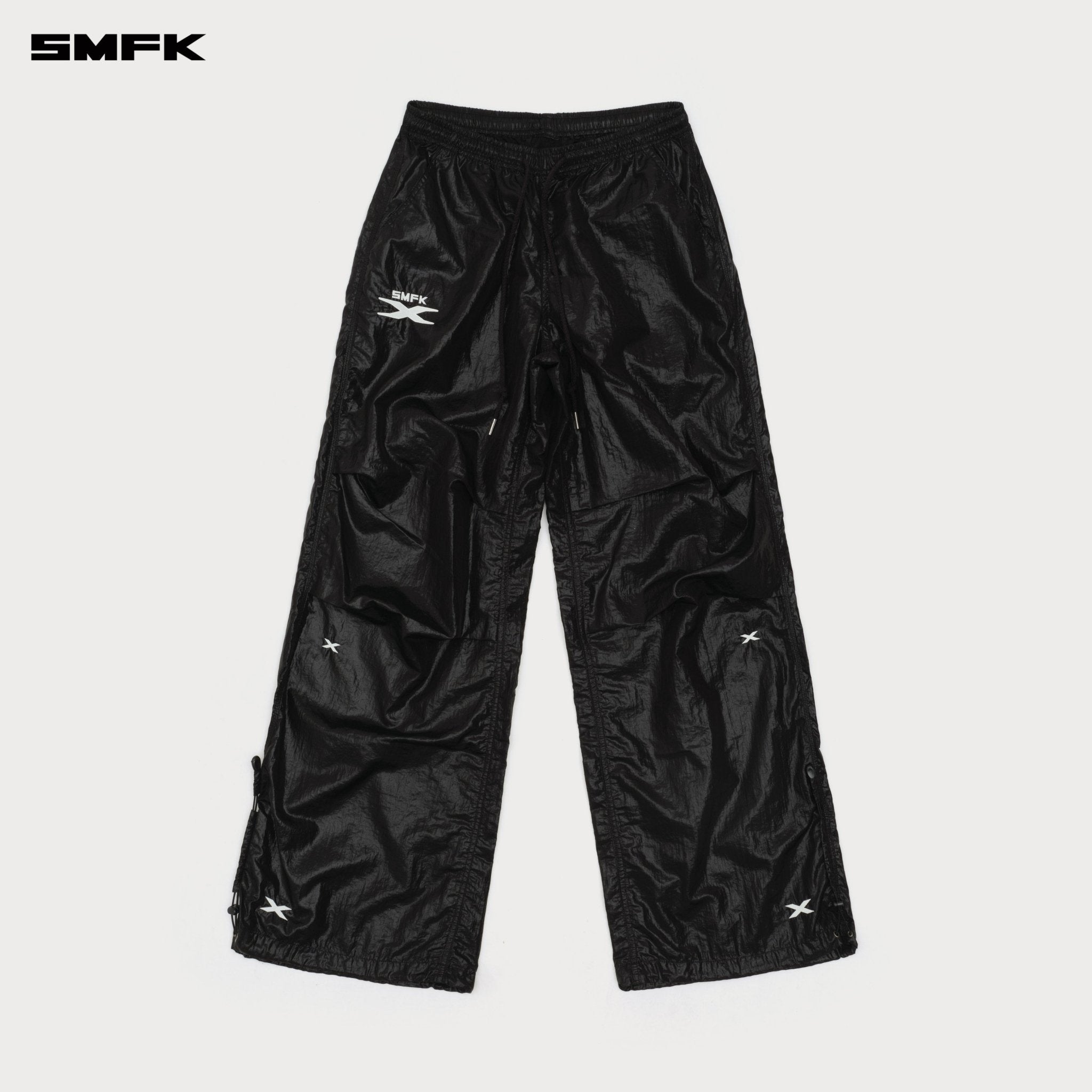 SMFK Future Mirage Star Phantom Wide - Leg Sweatpants In Black | MADAX