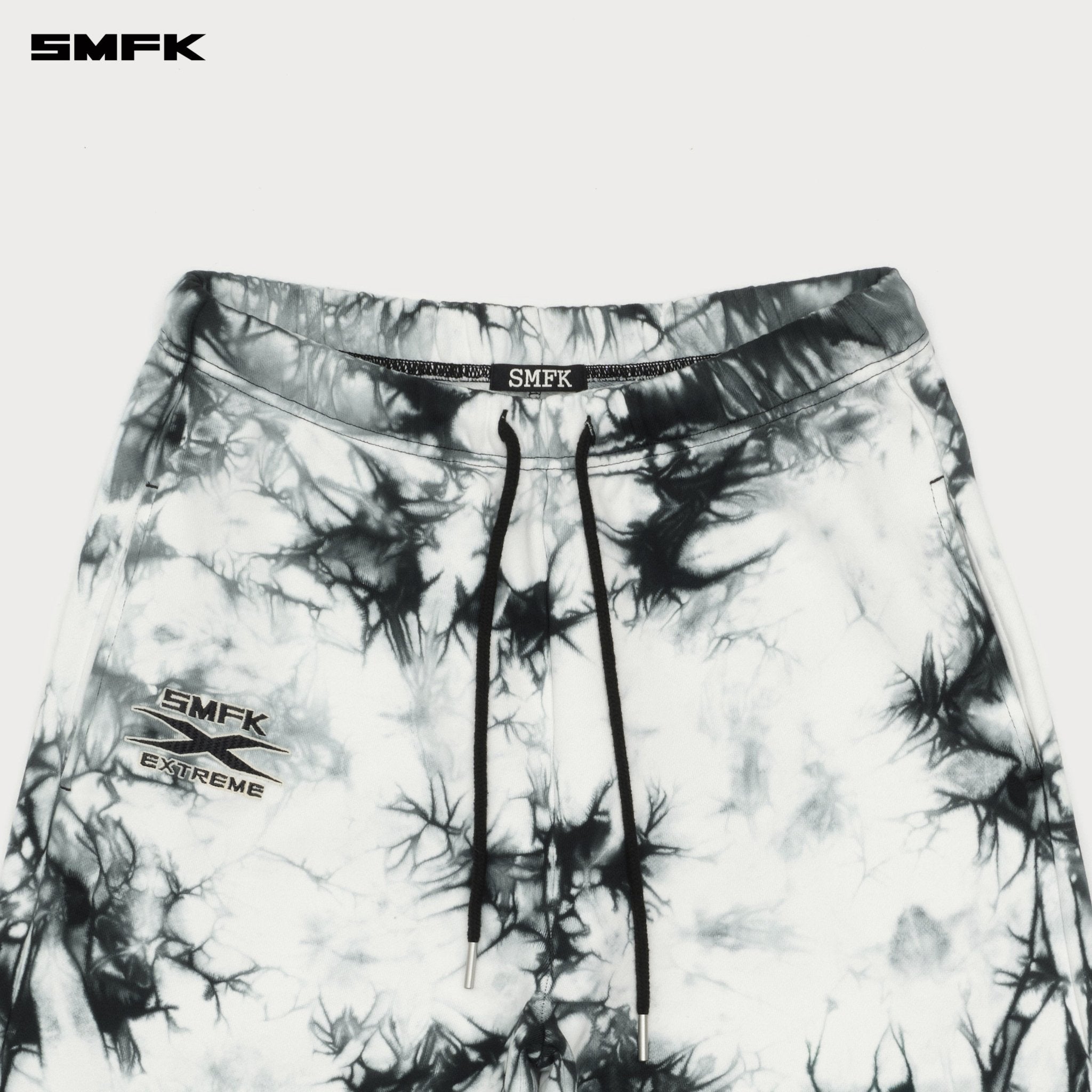SMFK Future Mirage Tie - Dye Training Pants In Black And White | MADAX