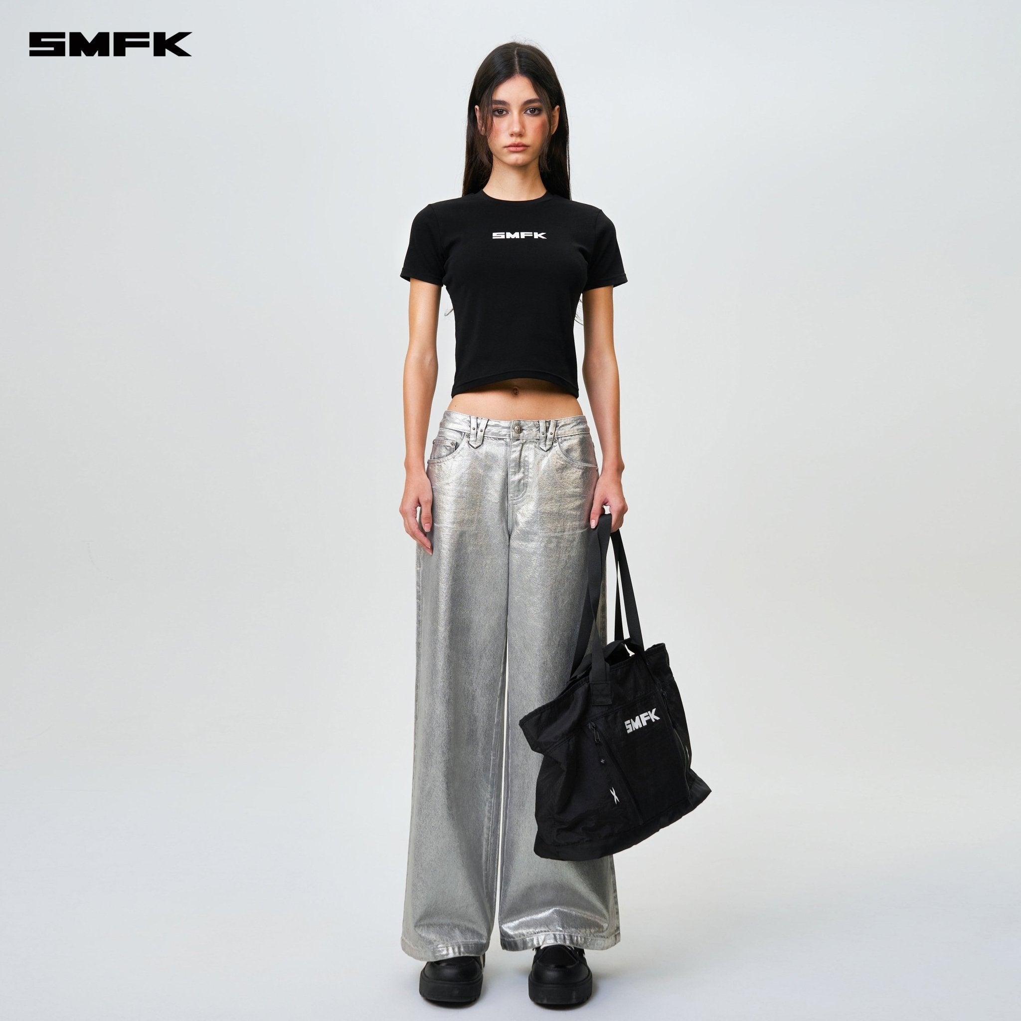 SMFK FUTURE Mode Standard Fit Tee Black | MADAX