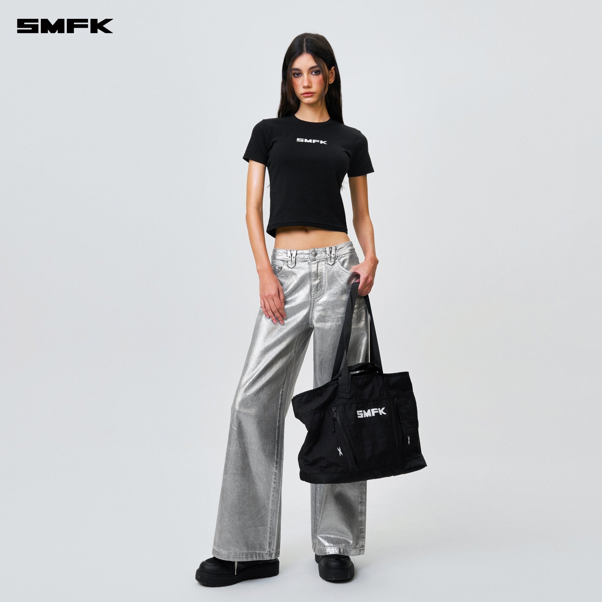 SMFK FUTURE Mode Standard Fit Tee Black | MADAX