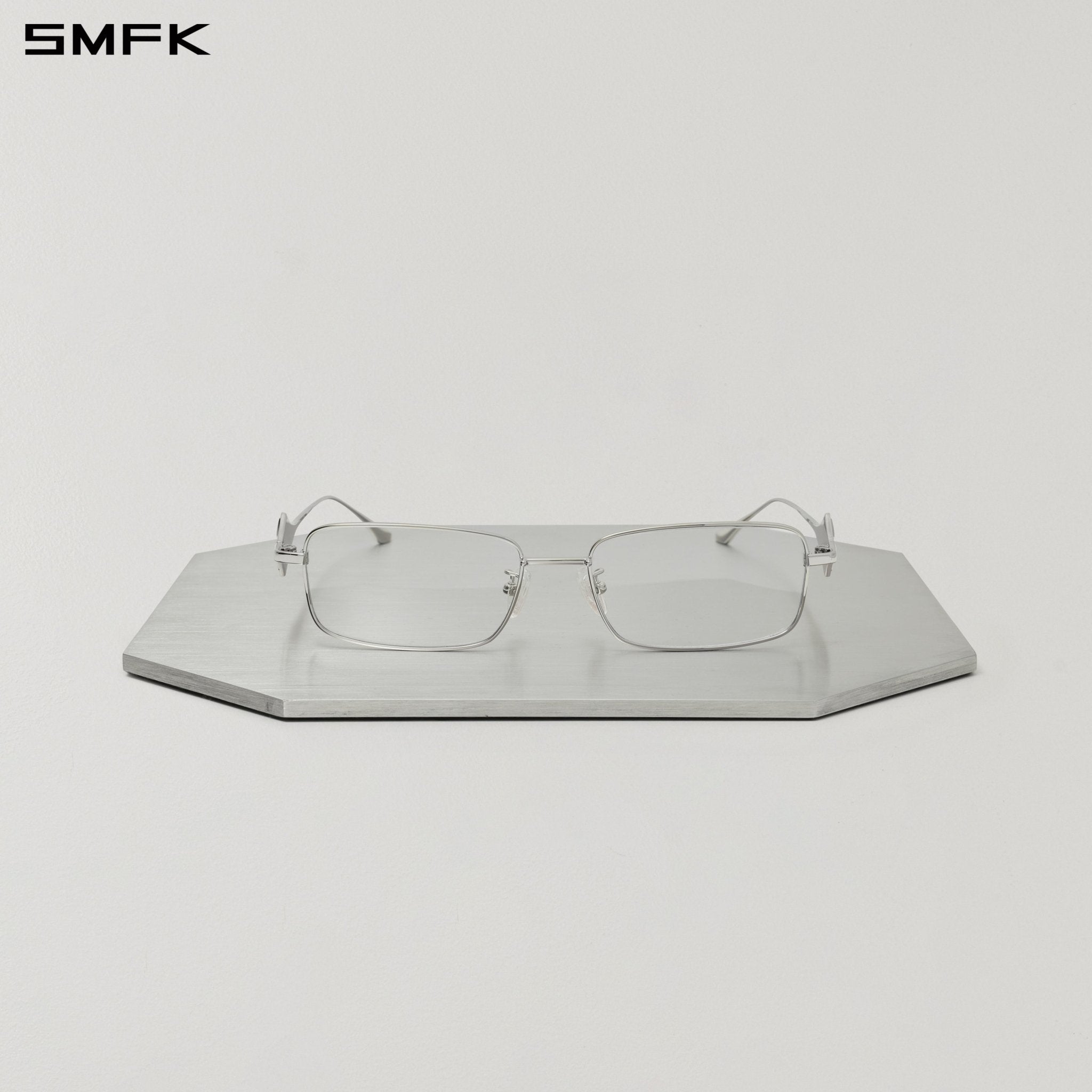 SMFK Future Prism Optical Glasses in Silver | MADAX