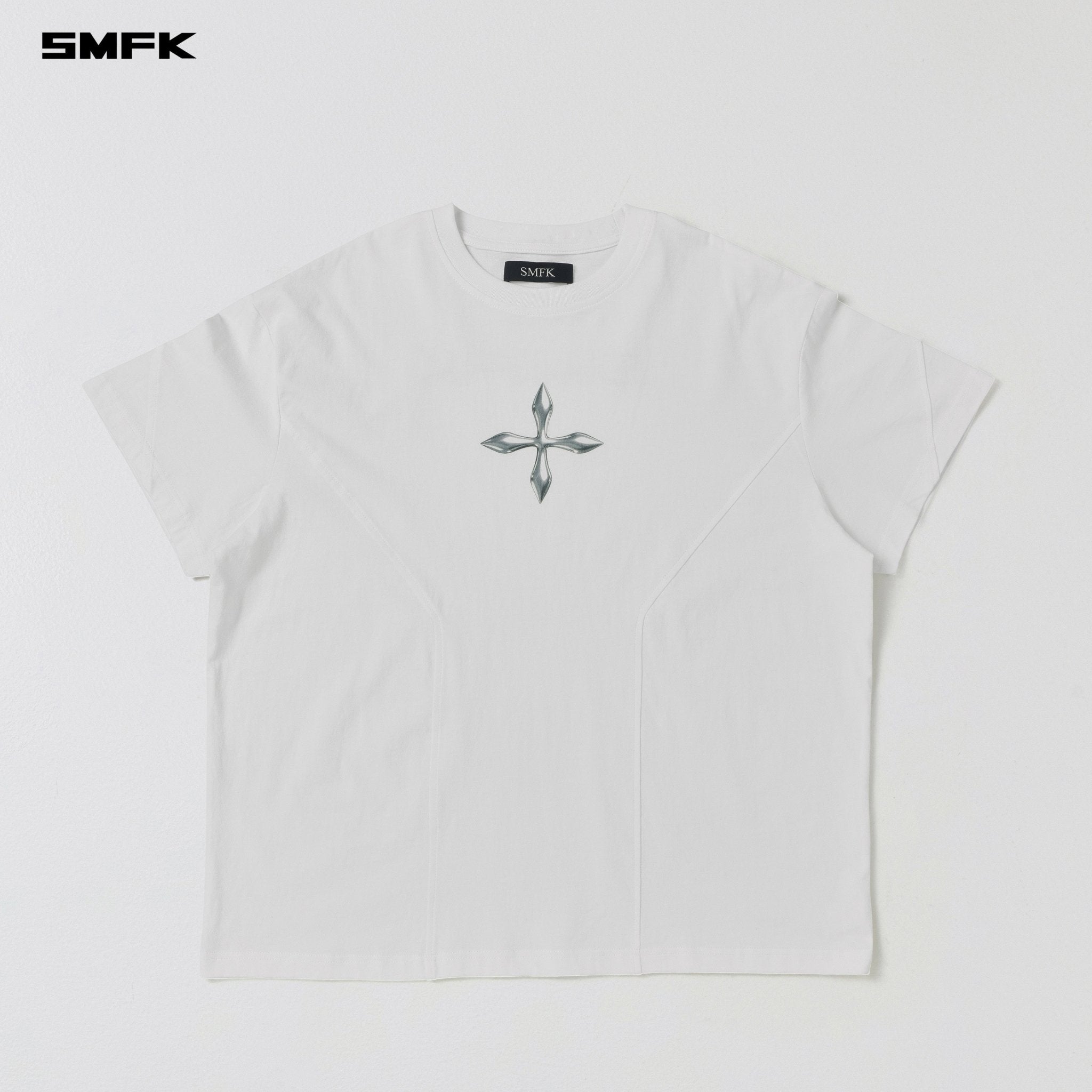 SMFK Future Reflection Loose Tee In Cloud White | MADAX