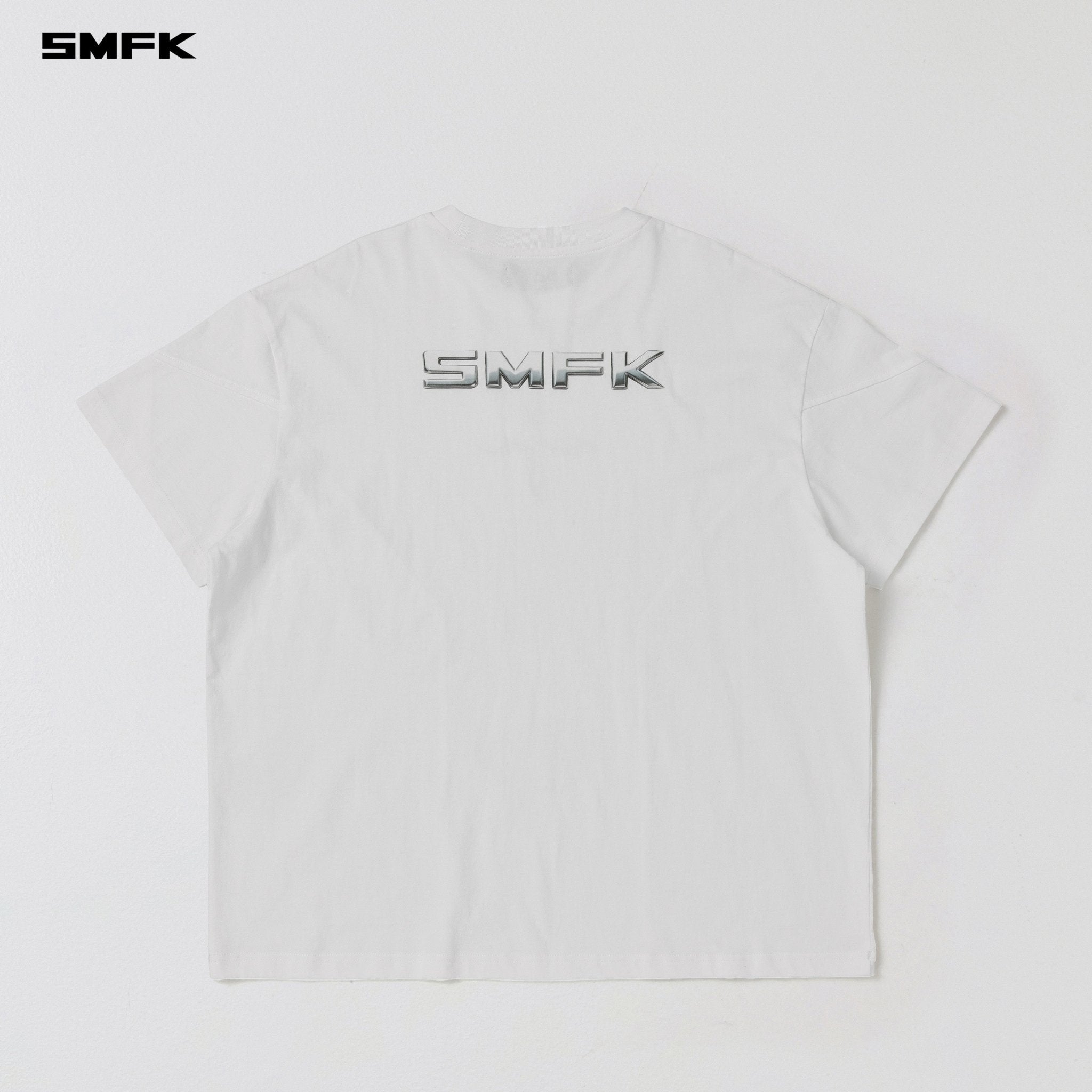 SMFK Future Reflection Loose Tee In Cloud White | MADAX