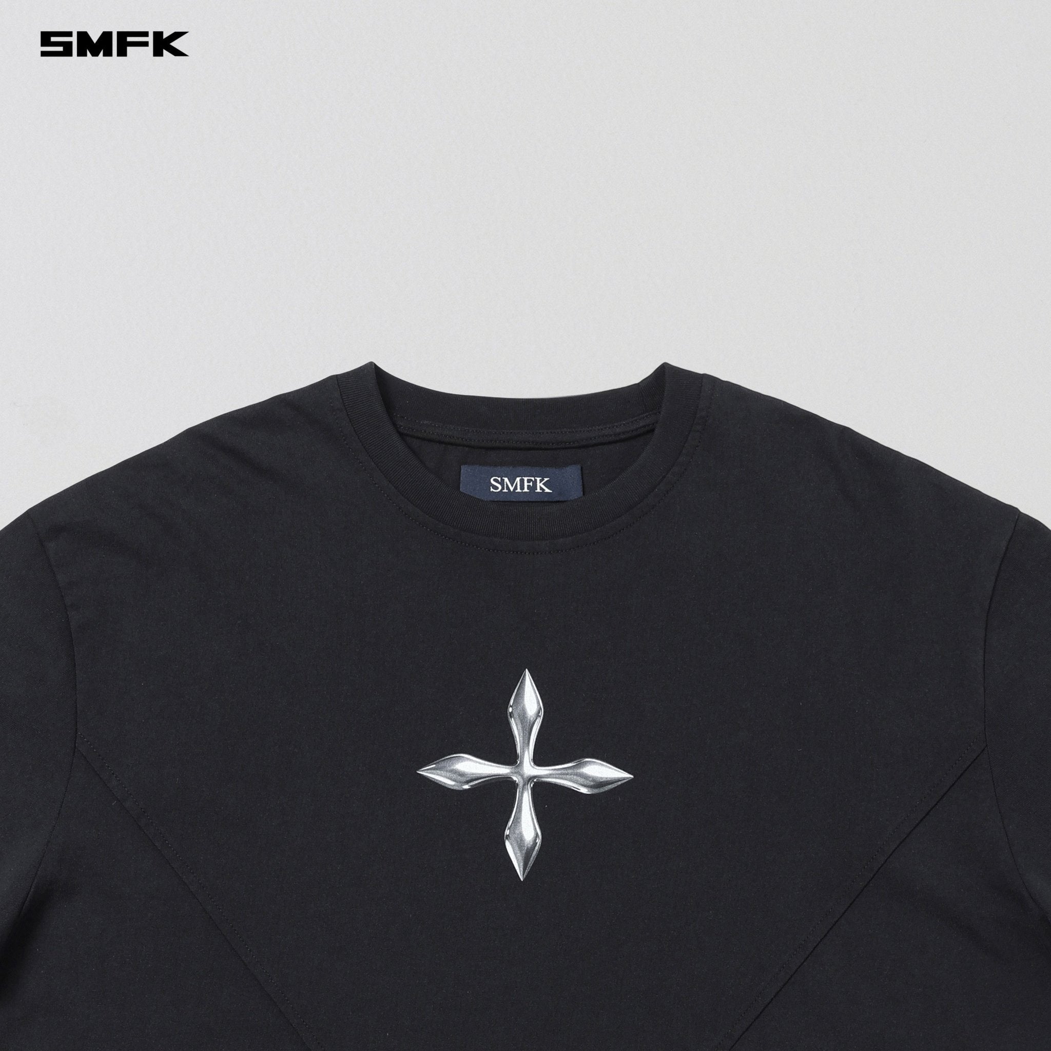 SMFK Future Reflection Loose Tee In Wild Black | MADAX