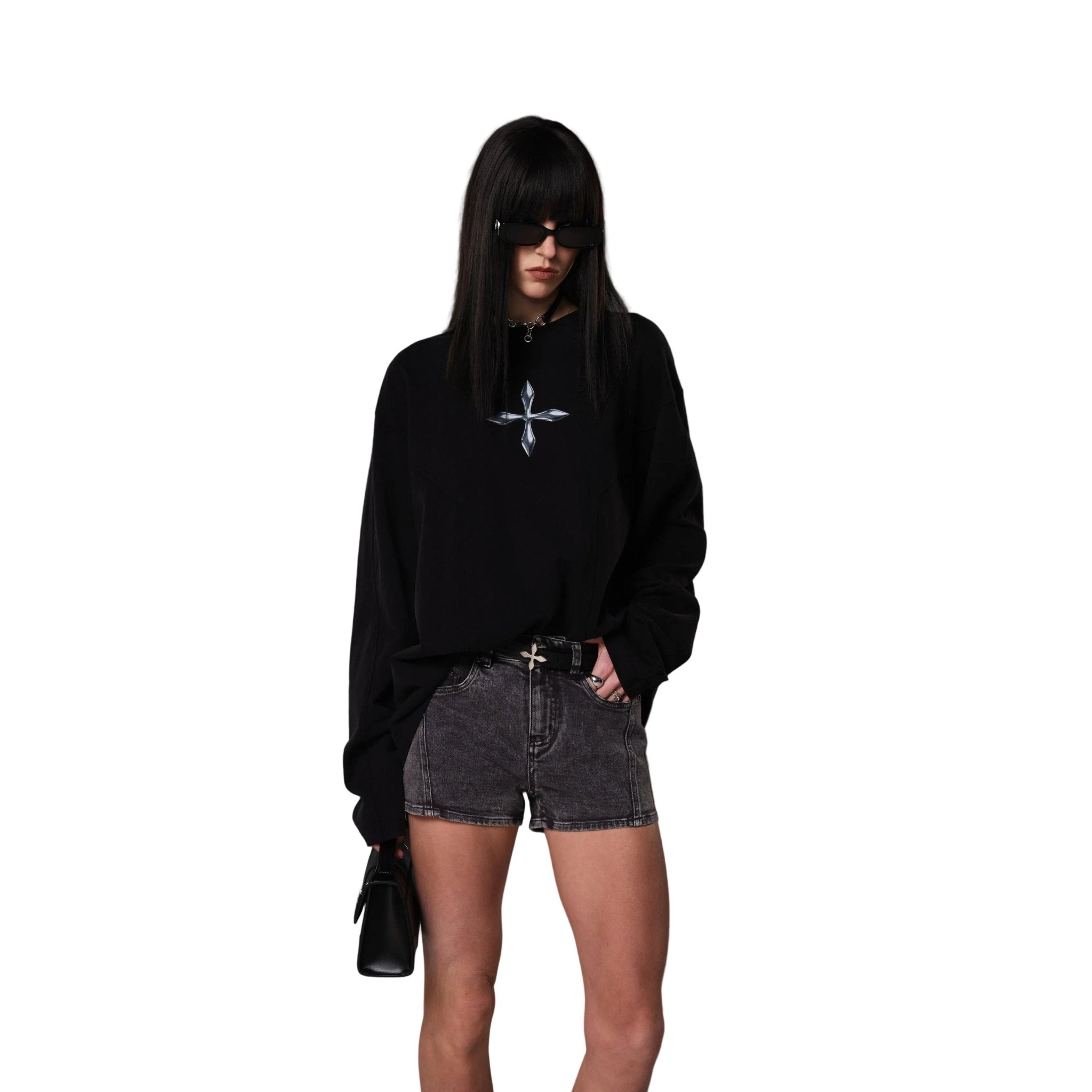 SMFK Future Reflection Pullover In Wild Black | MADAX