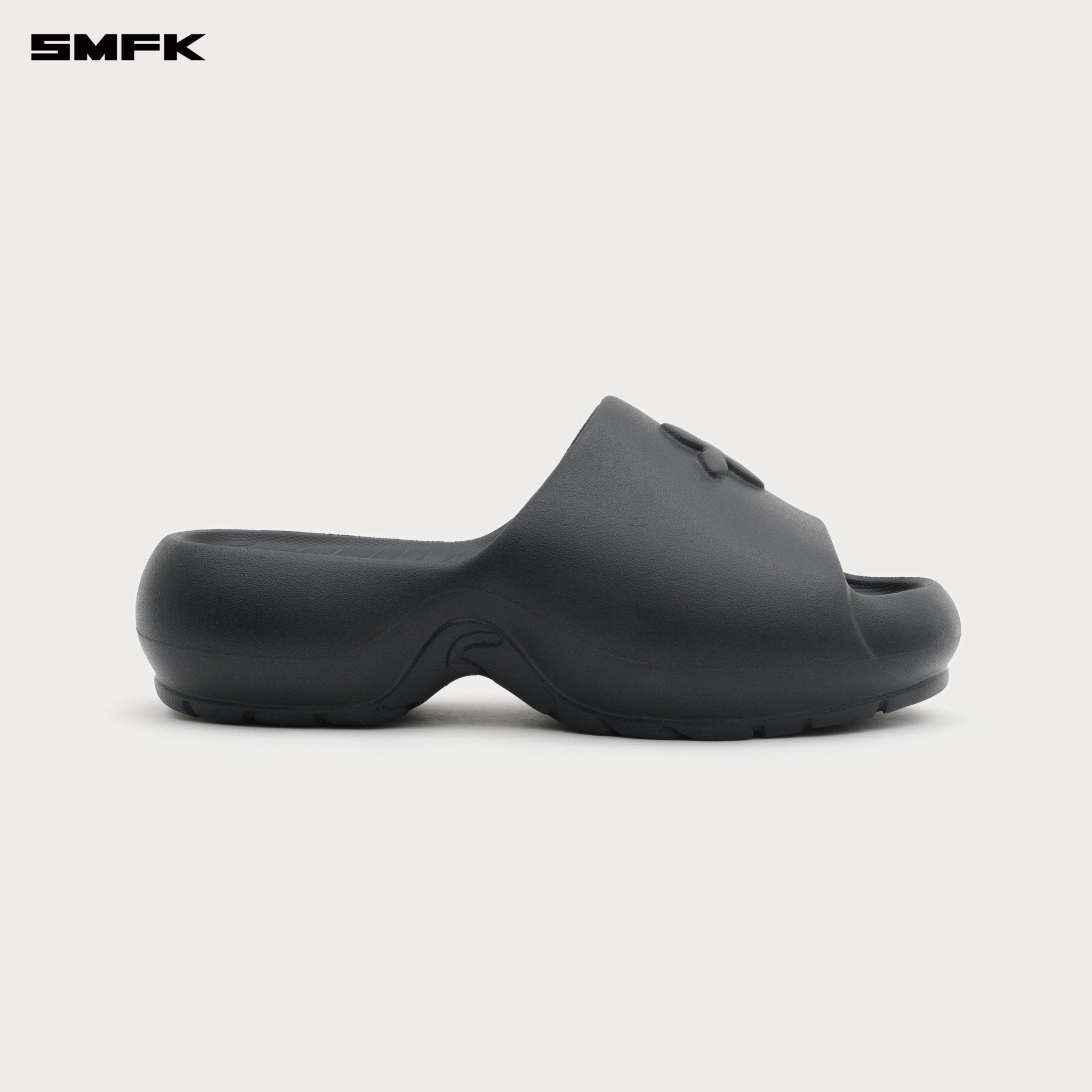 SMFK Future Ripple All - In - One Slippers In Black | MADAX