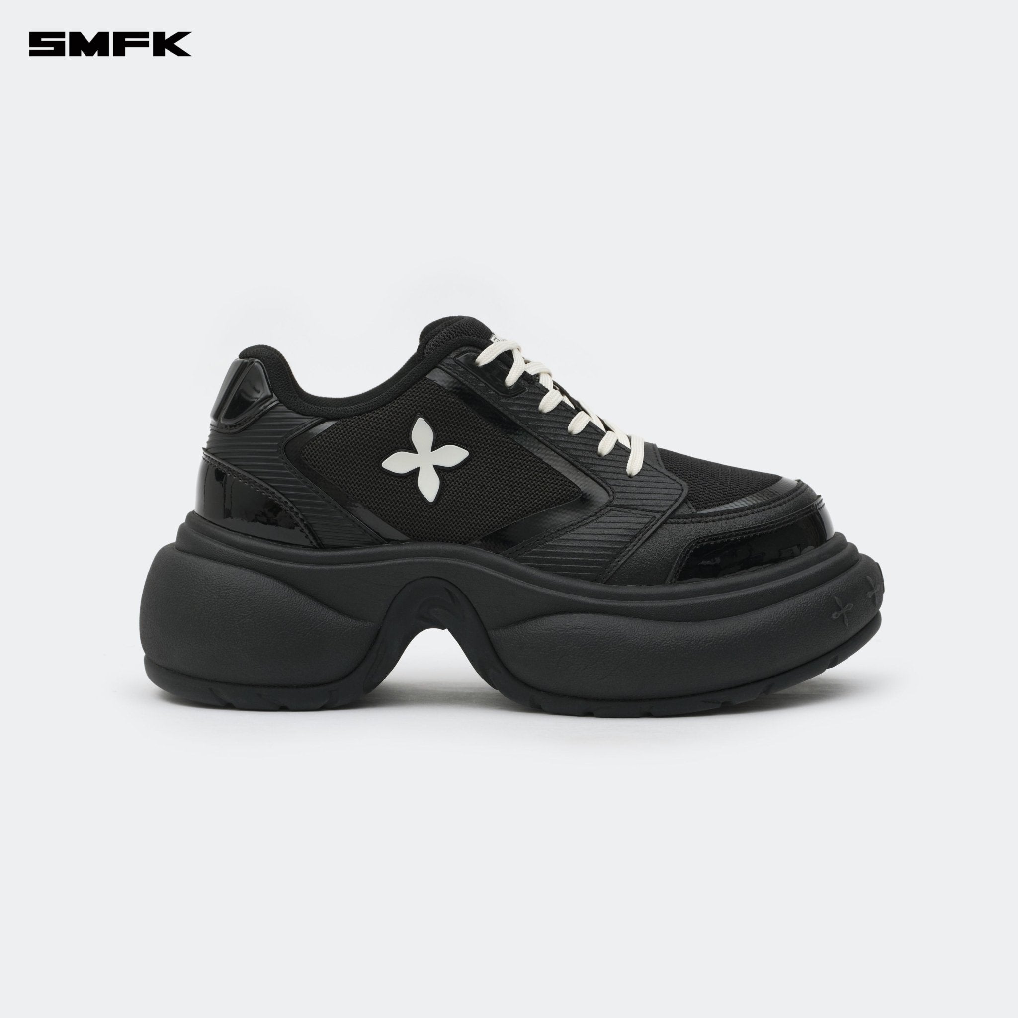 SMFK FUTURE RIPPLE High - heeled Sneaker In Black | MADAX