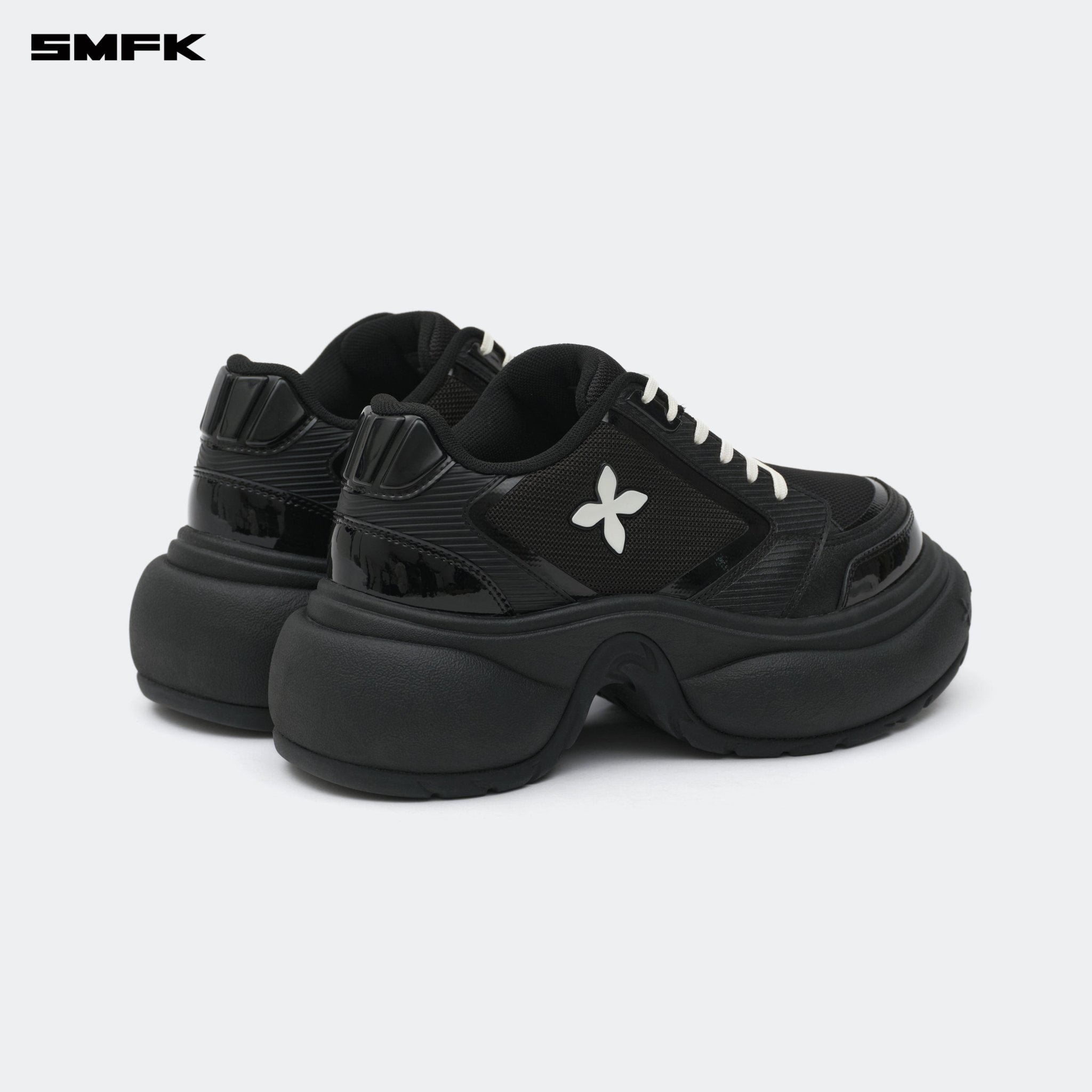 SMFK FUTURE RIPPLE High - heeled Sneaker In Black | MADAX