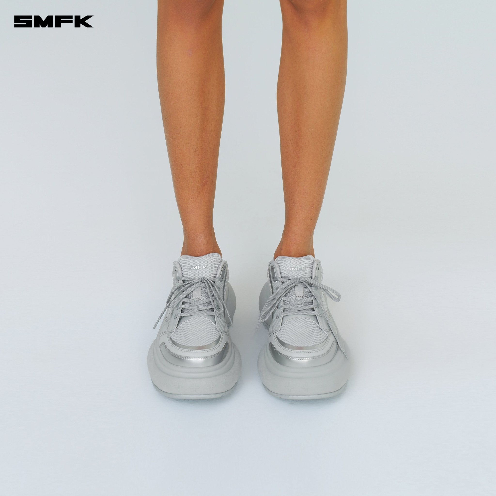 SMFK FUTURE RIPPLE High - heeled Sneaker In Gray | MADAX