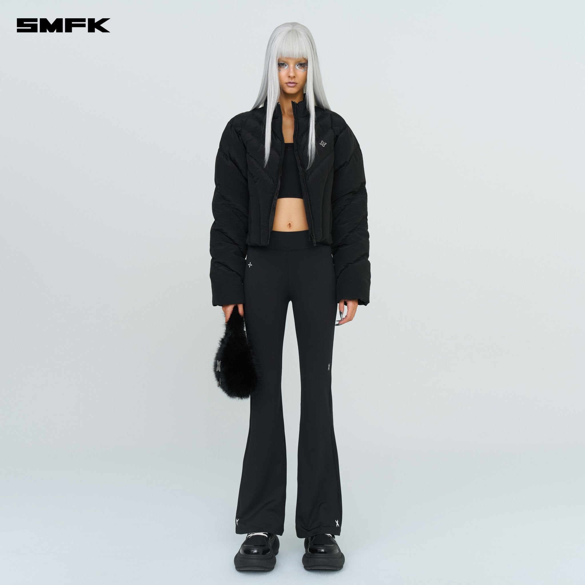 SMFK FUTURE Storm Down Puff Jacket In Black | MADAX