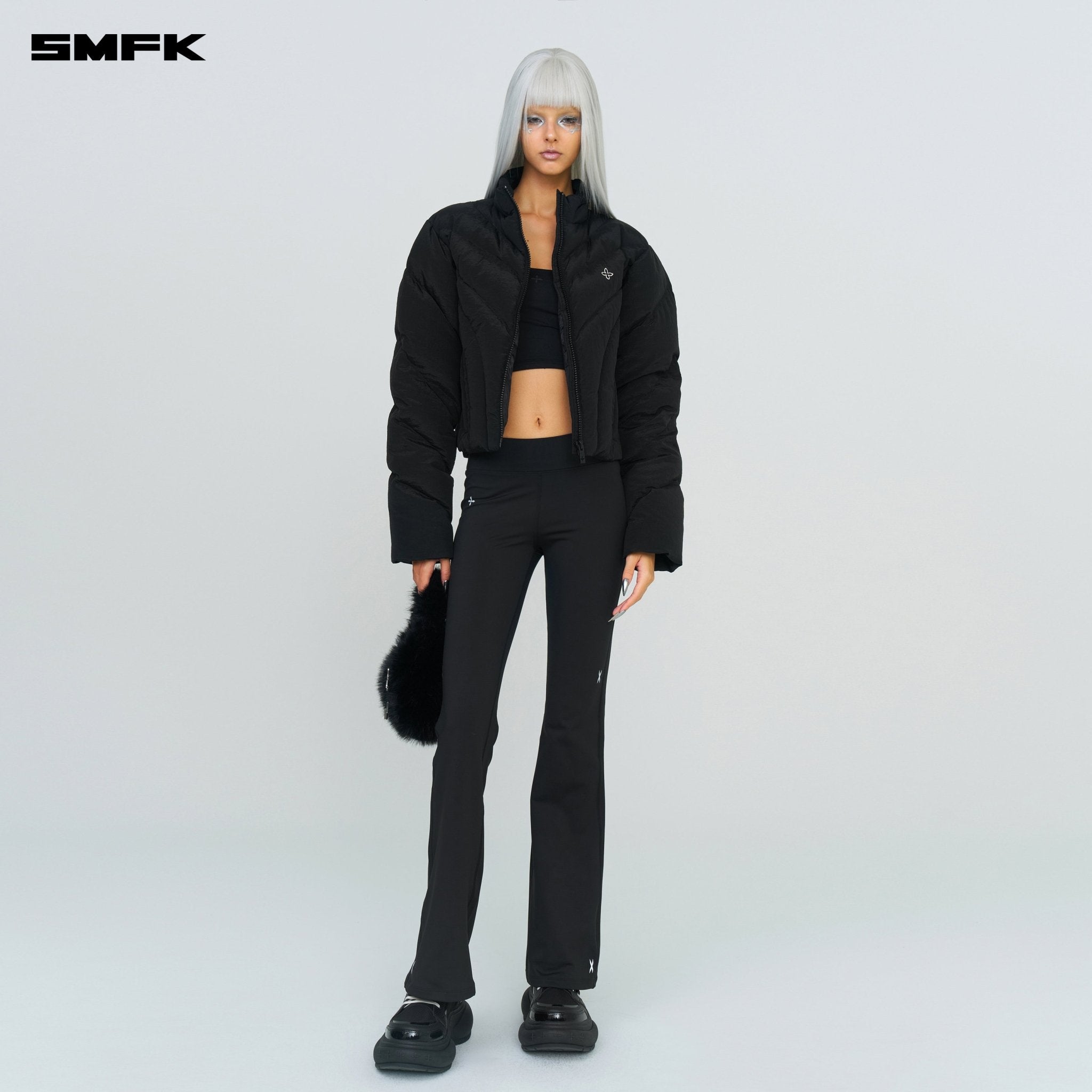 SMFK FUTURE Storm Down Puff Jacket In Black | MADAX