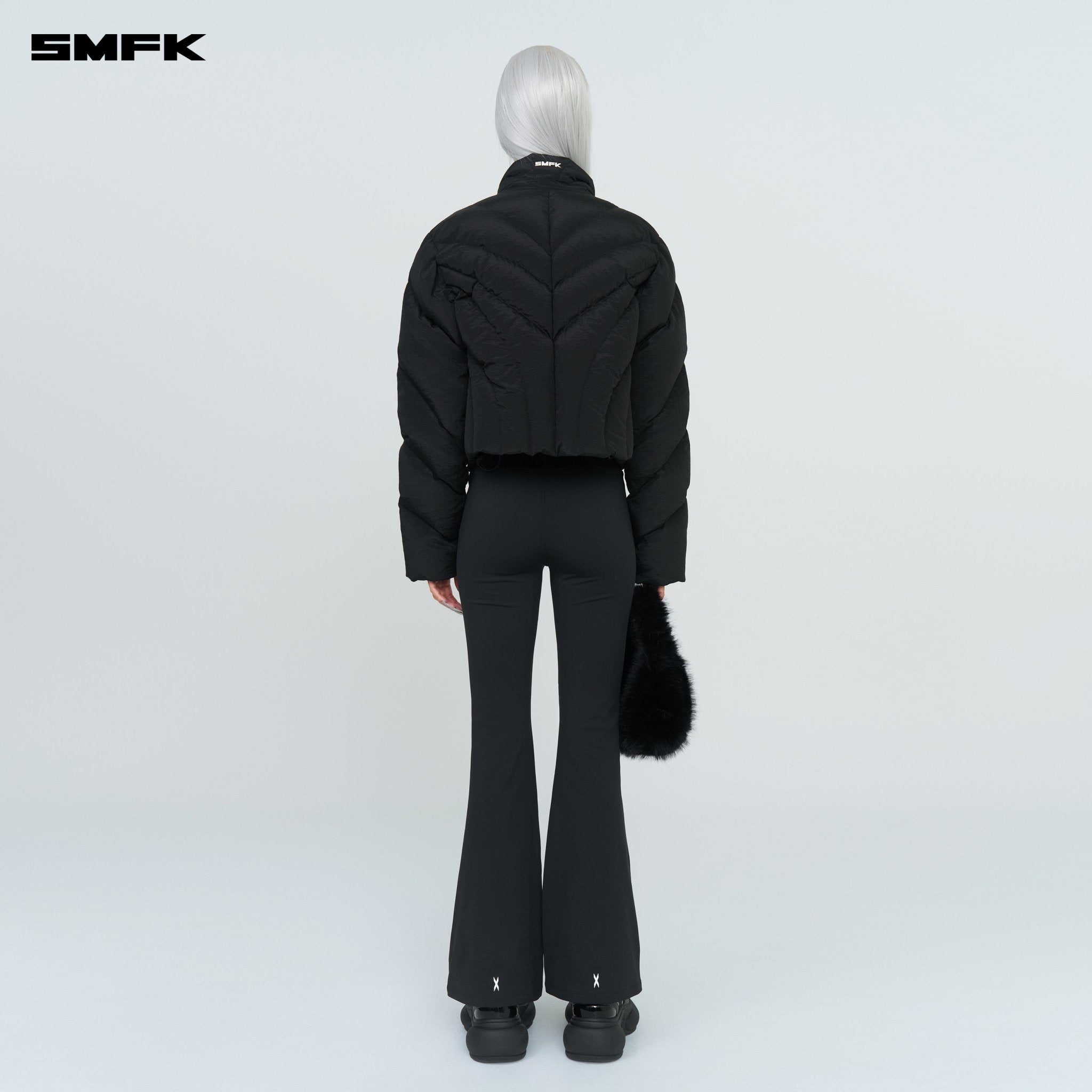 SMFK FUTURE Storm Down Puff Jacket In Black | MADAX