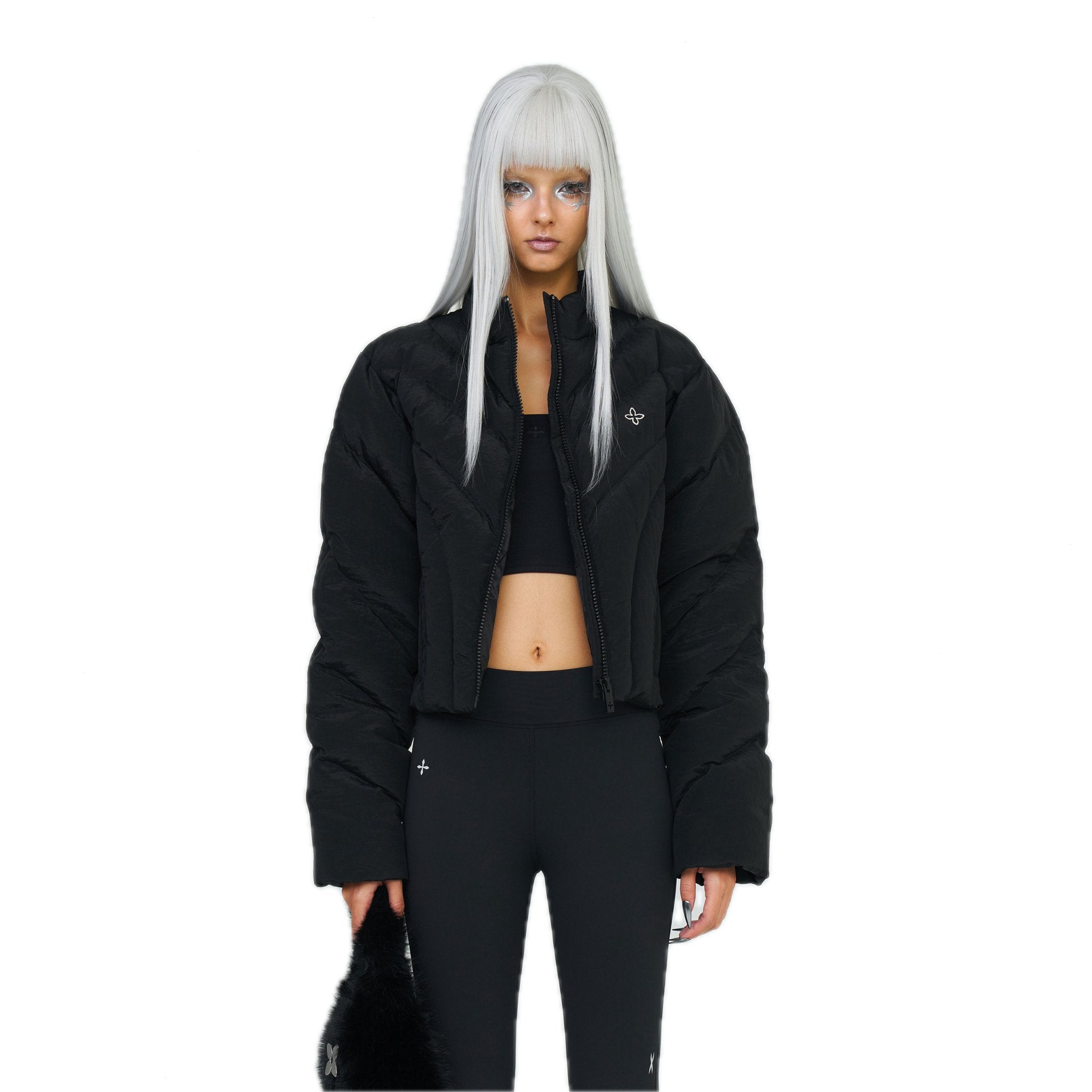 SMFK FUTURE Storm Down Puff Jacket In Black | MADAX