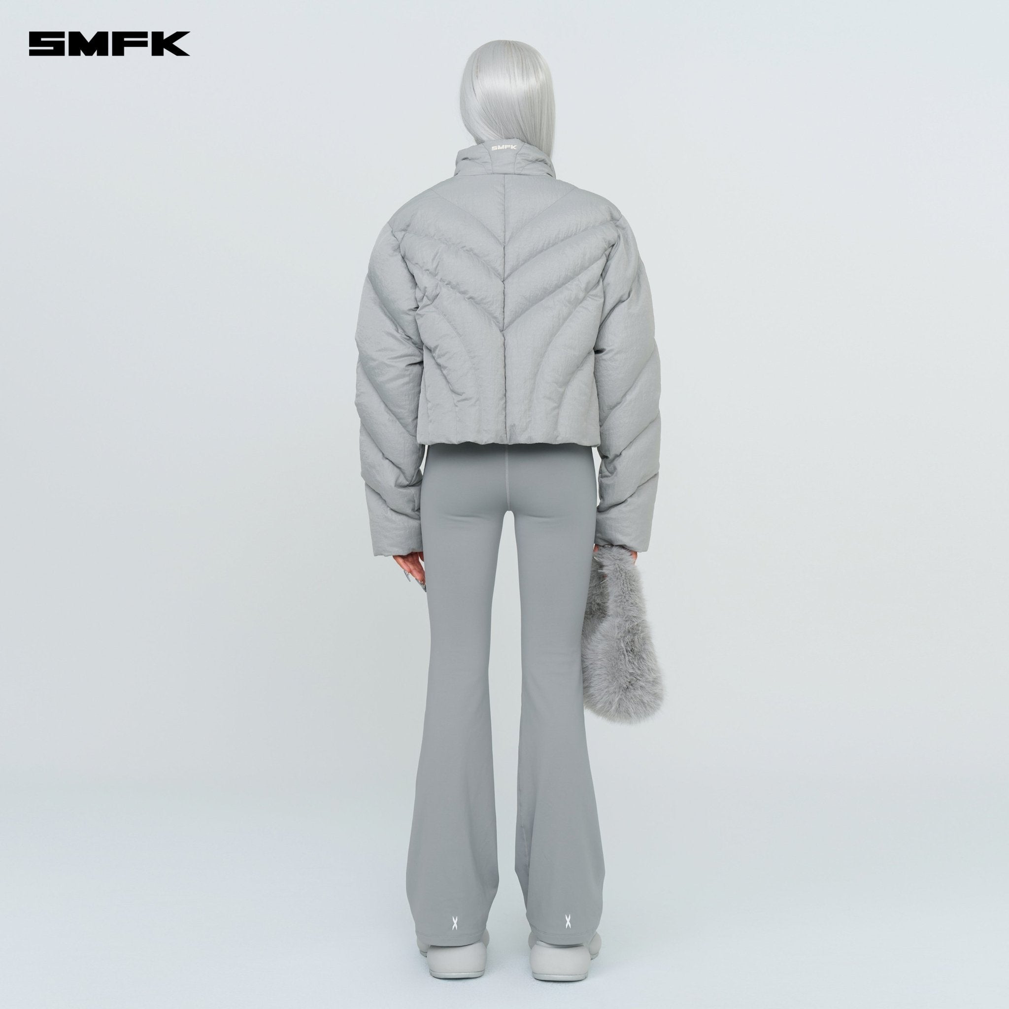 SMFK FUTURE Storm Down Puff Jacket In Gray | MADAX