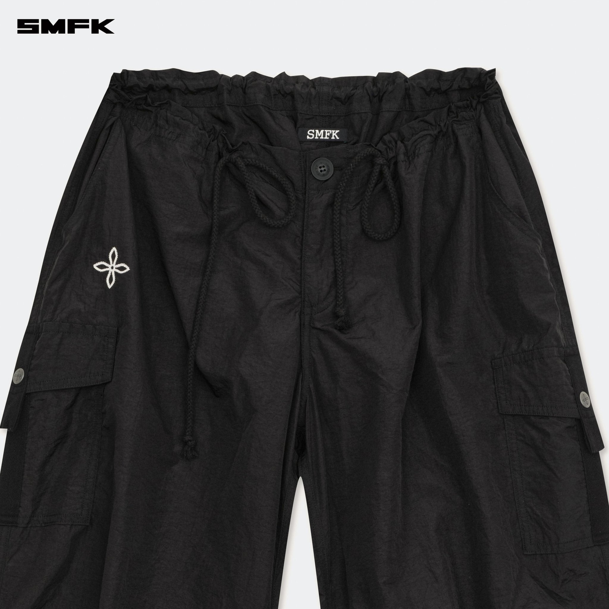 SMFK FUTURE Storm Hunting Loose Paratrooper Pants Black | MADAX