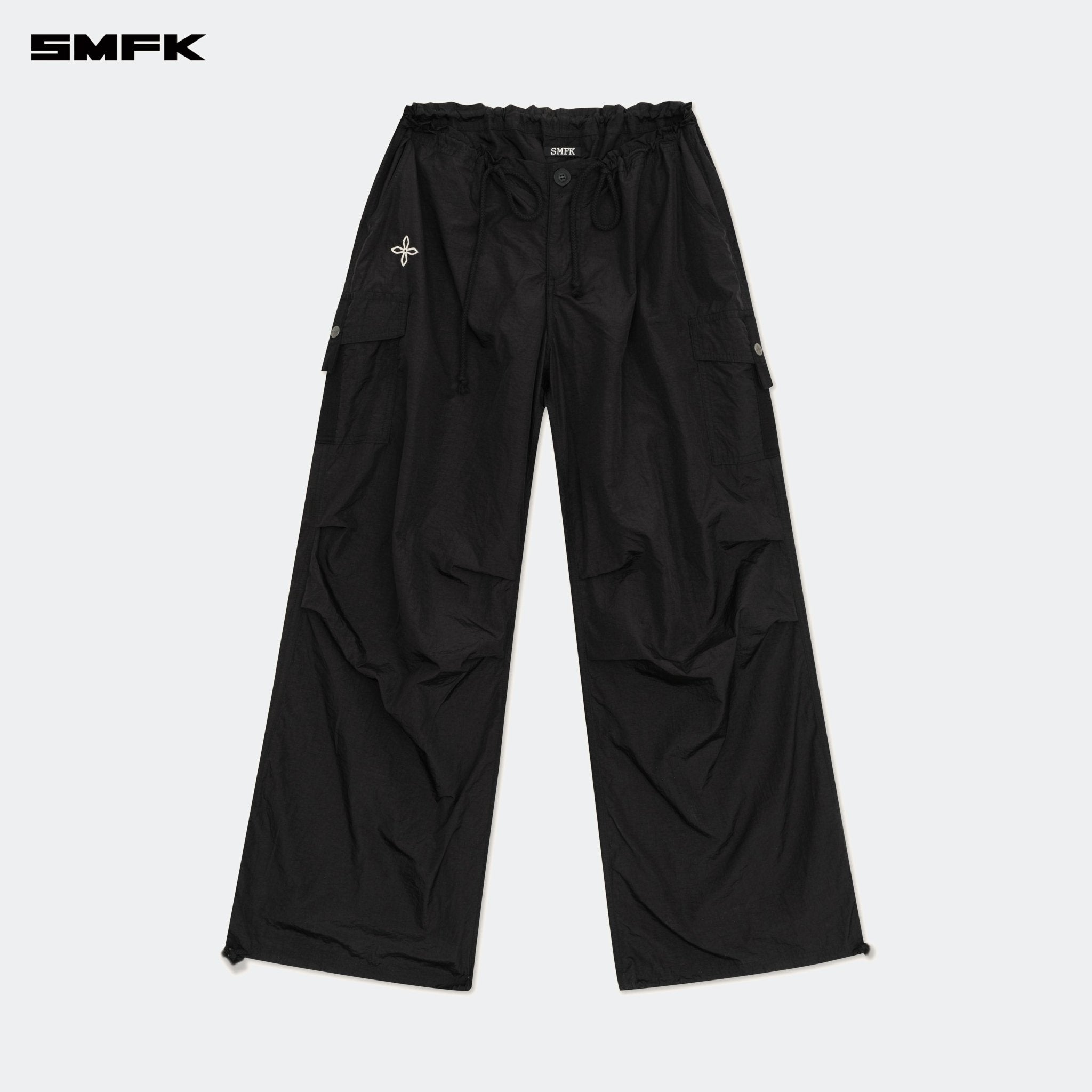 SMFK FUTURE Storm Hunting Loose Paratrooper Pants Black | MADAX