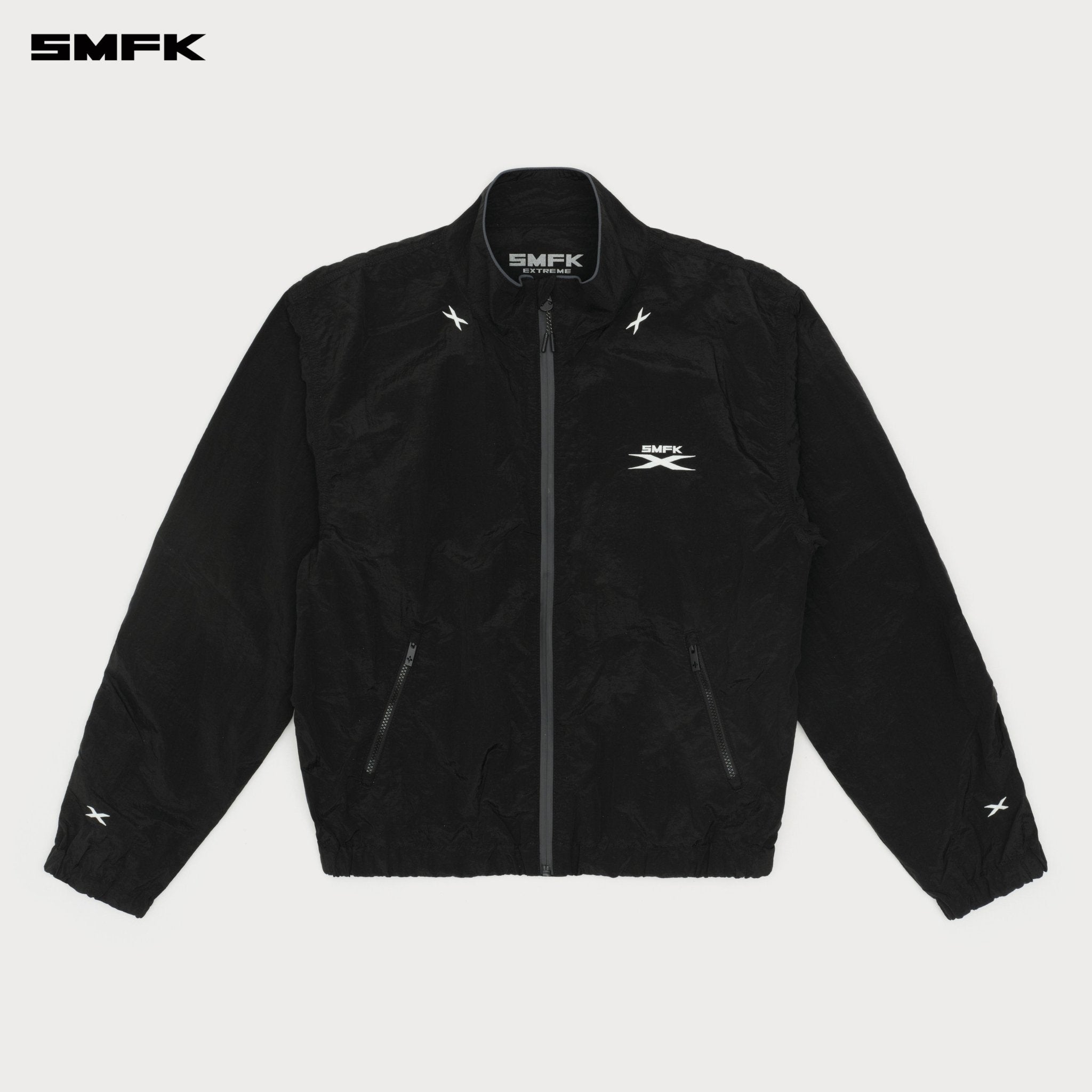 SMFK Future Storm Interstellar Loose Sports Jacket In Black | MADAX